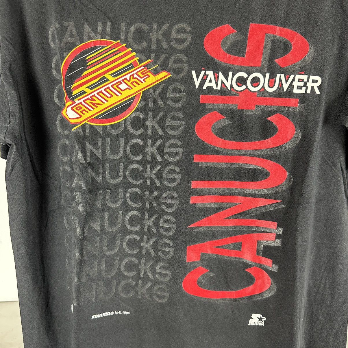 NHL Vintage 1994 Vancouver Canucks Hockey NHL Starter T-shirt Size US L / EU 52-54 / 3 - 3 Thumbnail