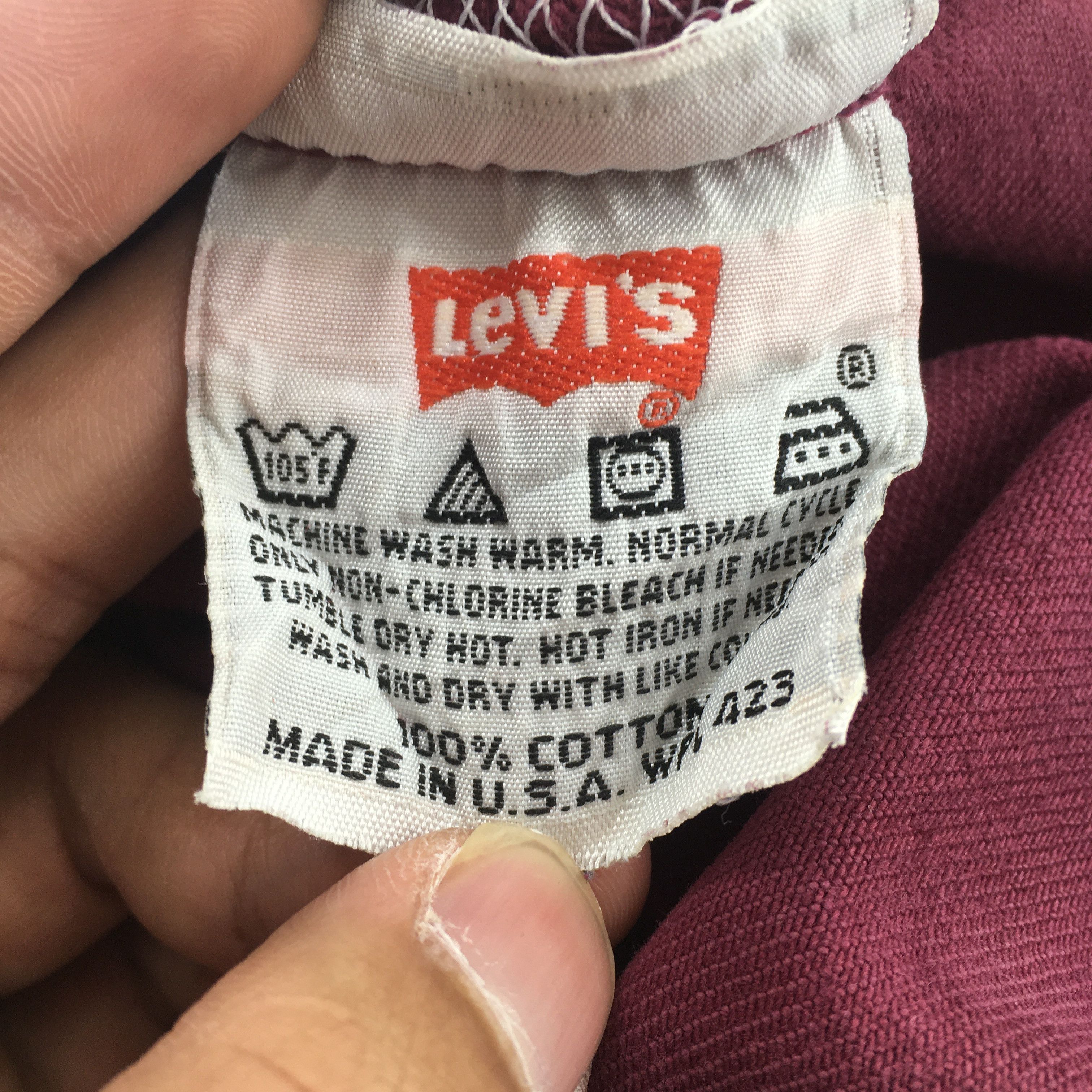 Levi's Size 30x31.5 Vintage 90s Levi's 501 Faded Red Jeans S1933 Size US 30 / EU 46 - 14 Thumbnail