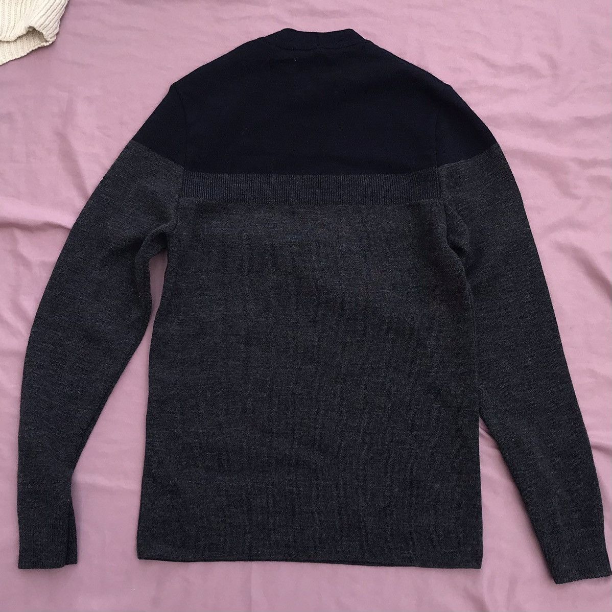 Saint James SAINT JAMES MADE IN FRANCE PURE WOOL two tone crewneck jumpe Size US M / EU 48-50 / 2 - 12 Thumbnail