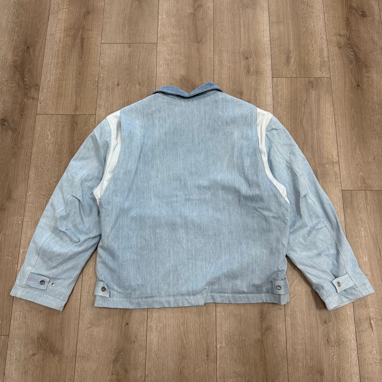 Nahmias NAHMIAS Blue Indigo Carpenter Jacket Coat Size Large L B13 Size US L / EU 52-54 / 3 - 8 Thumbnail