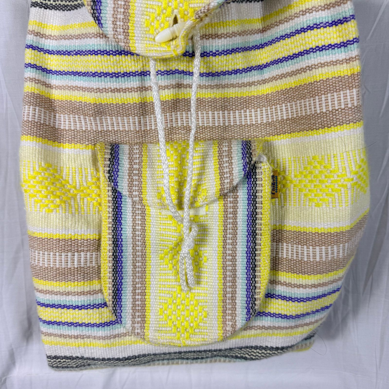 Other Mr Pinzon Mexican Backpack Woven Drawstring Unisex Boho Bag Size ONE SIZE - 2 Thumbnail