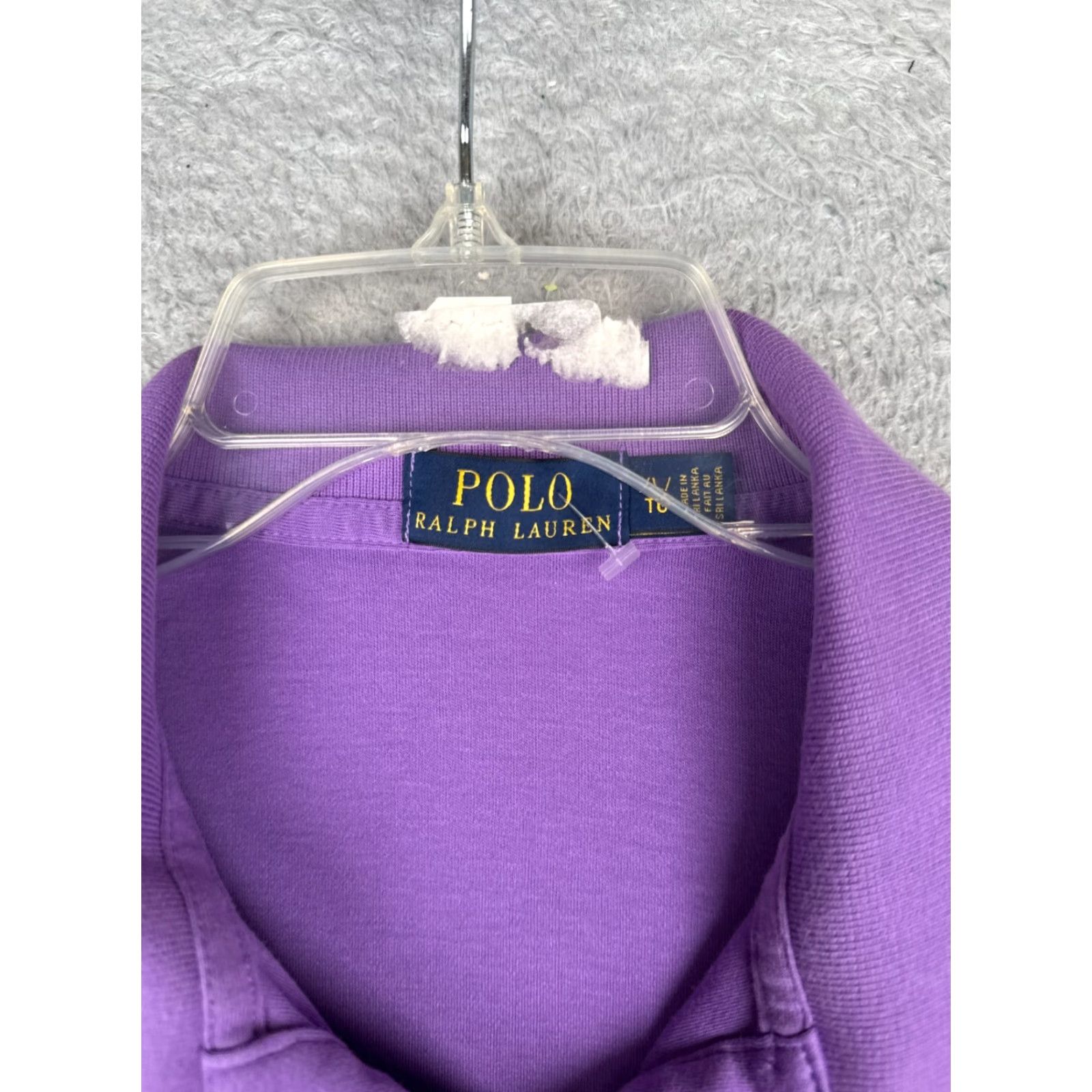 Polo Ralph Lauren Polo Ralph Lauren Shirt Men XL Purple 100% Cotton Short Sleeve Polo Shirt Slim Fit Golf Size US XL / EU 56 / 4 - 7 Thumbnail