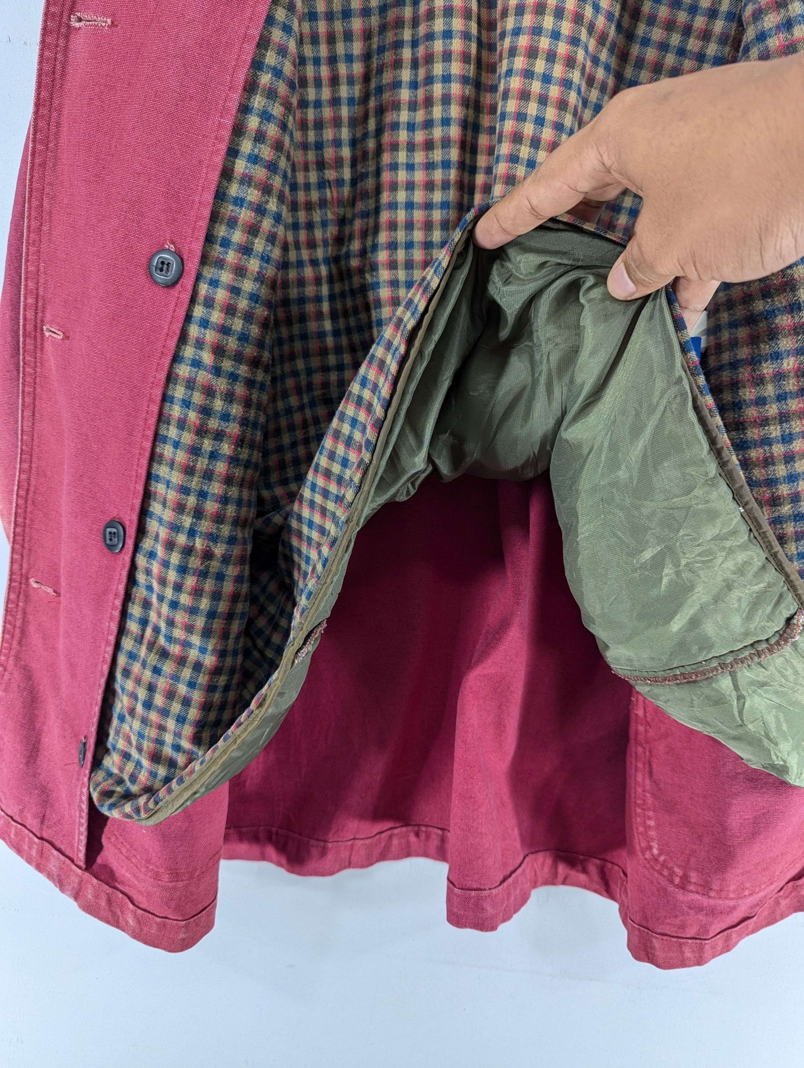 L.L. Bean Vintage L.L.Bean Blanket Lined Chore Sunfaded Jacket Size M / US 6-8 / IT 42-44 - 14 Thumbnail
