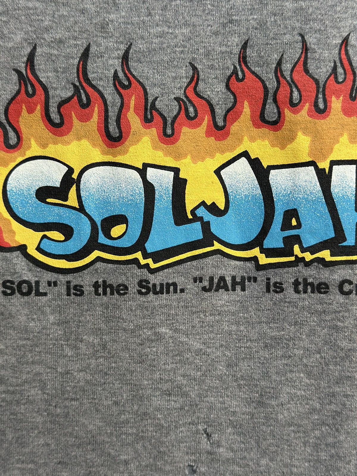 Other Vintage SolJah Flame Logo 3Quater Faded Tee Size US M / EU 48-50 / 2 - 3 Thumbnail