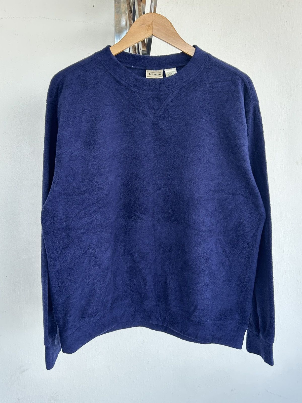 L.L. Bean LL Bean Vintage Wool Longsleeve Blue Size US L / EU 52-54 / 3 - 1 Thumbnail