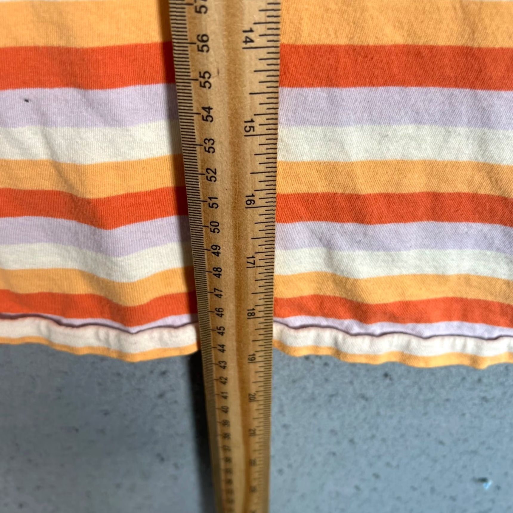 Madewell VINTAGE Madewell Striped Embroidered Daisy Tee XXS Orange White Cotton Casual Top Womens T-Shirt Size XXS / US 00 / IT 34 - 7 Thumbnail