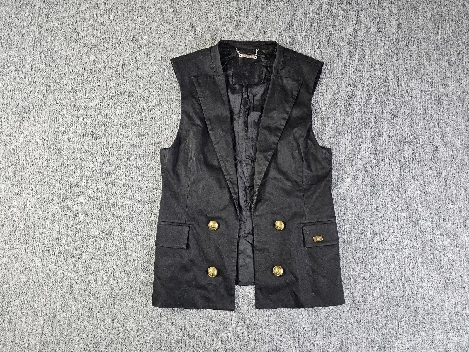 Philipp Plein Philipp Plein Couture Crystal Skull Vest Women L Black Size L / US 10 / IT 46 - 2 Thumbnail