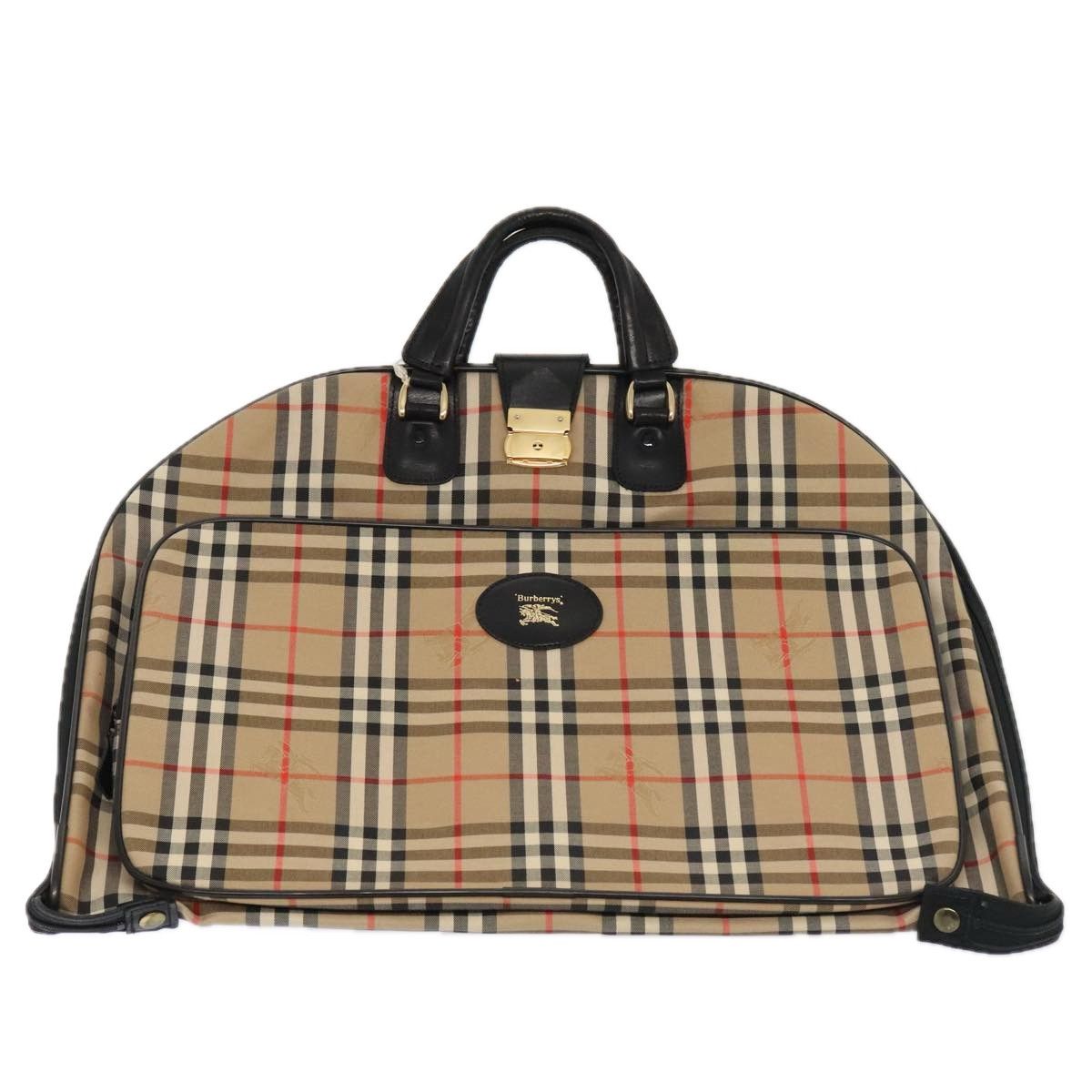 Burberry Nova Check Beige Canvas Handbag (Pre-Owned) Size ONE SIZE - 1 Thumbnail