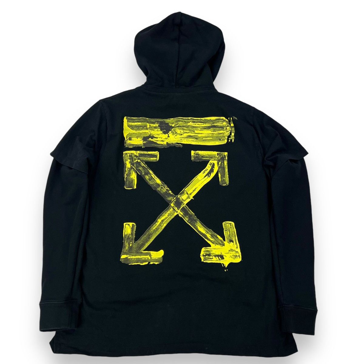 Off-White Off-White Acrylic Arrows Layered Hoodie Size US M / EU 48-50 / 2 - 3 Thumbnail