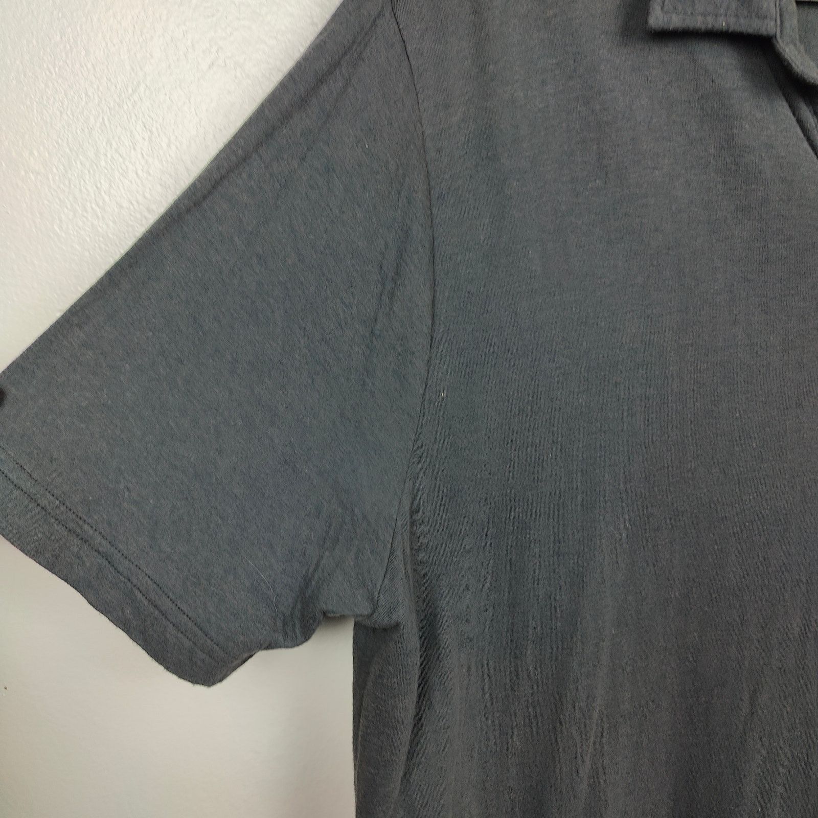 Other Faherty Cloud Cotton Polo Shirt Mens XL Washed Black Size US XL / EU 56 / 4 - 2 Thumbnail