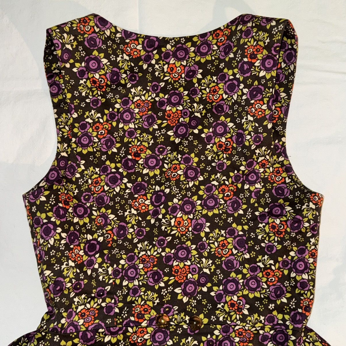 Betsey Johnson Vintage Betsey Johnson Floral Bustle Corset Top Size M / US 6-8 / IT 42-44 - 6 Thumbnail