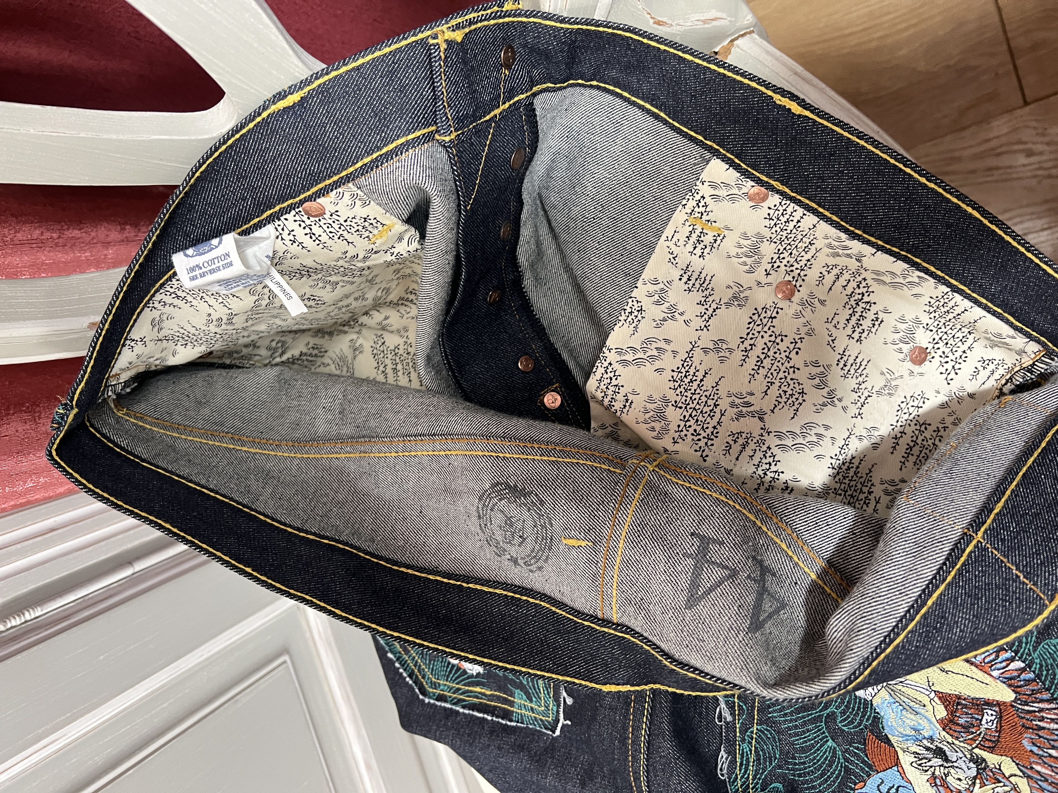 RMC Jeans RED MONKEY BAGGYJEANS LOT 1001 SIZE 44 MADE BY MARTIN KSOHOH Size US 44 / EU 60 - 11 Thumbnail