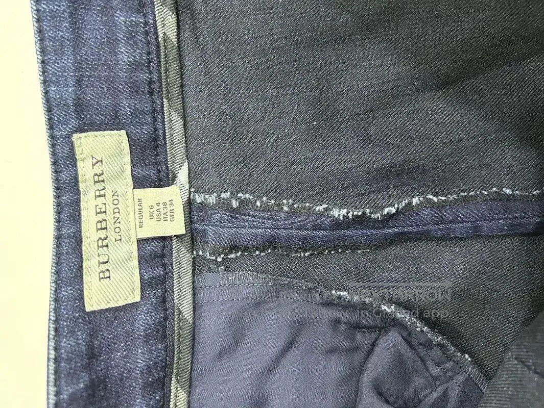 Burberry Burberry Women’s Denim Pants in Blue. Size 24" / US 00 / IT 34 - 5 Thumbnail