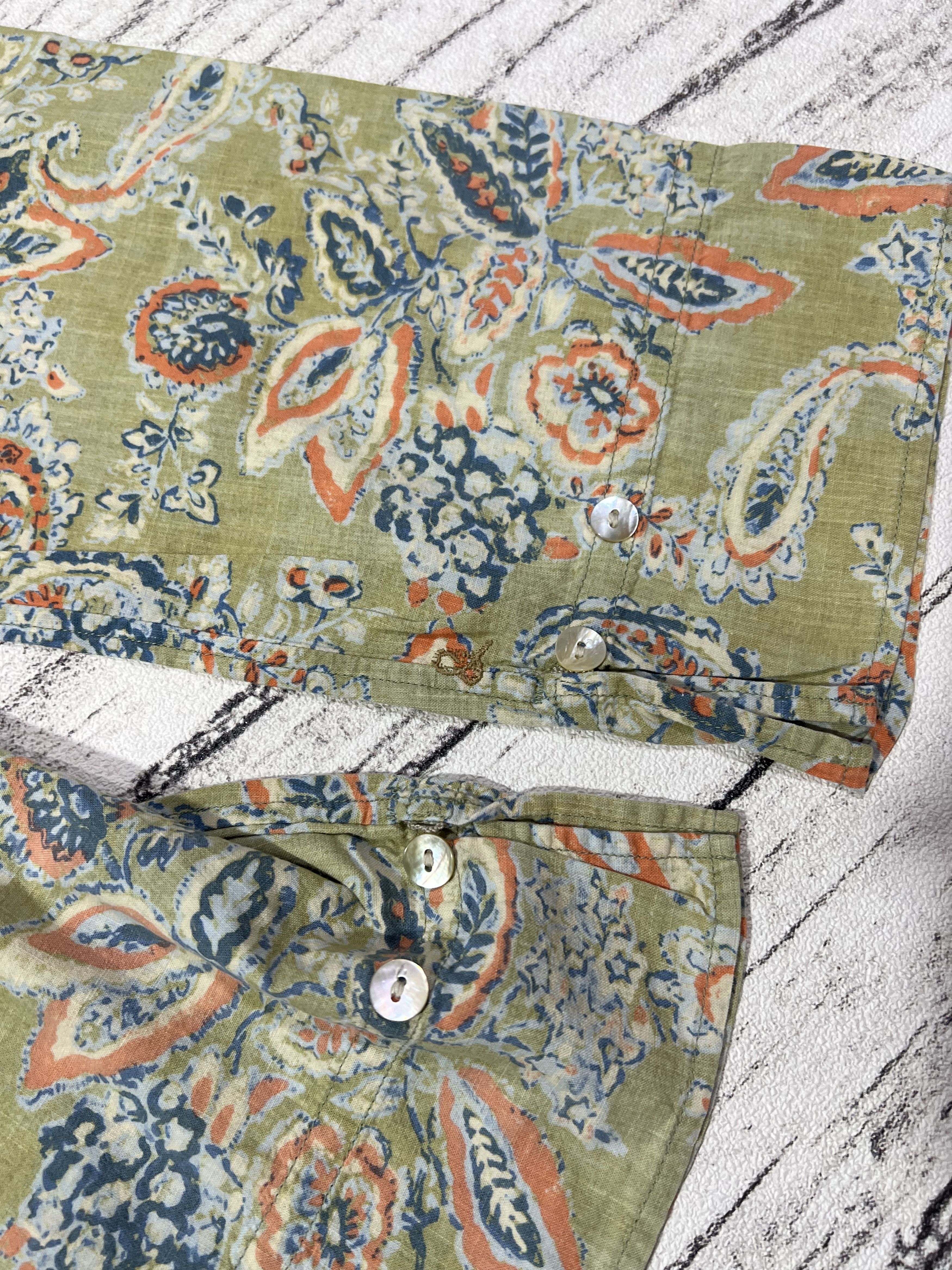 45rpm 2000s 45 RPM Studio Floral Pattern Print Shirt Size US L / EU 52-54 / 3 - 7 Thumbnail