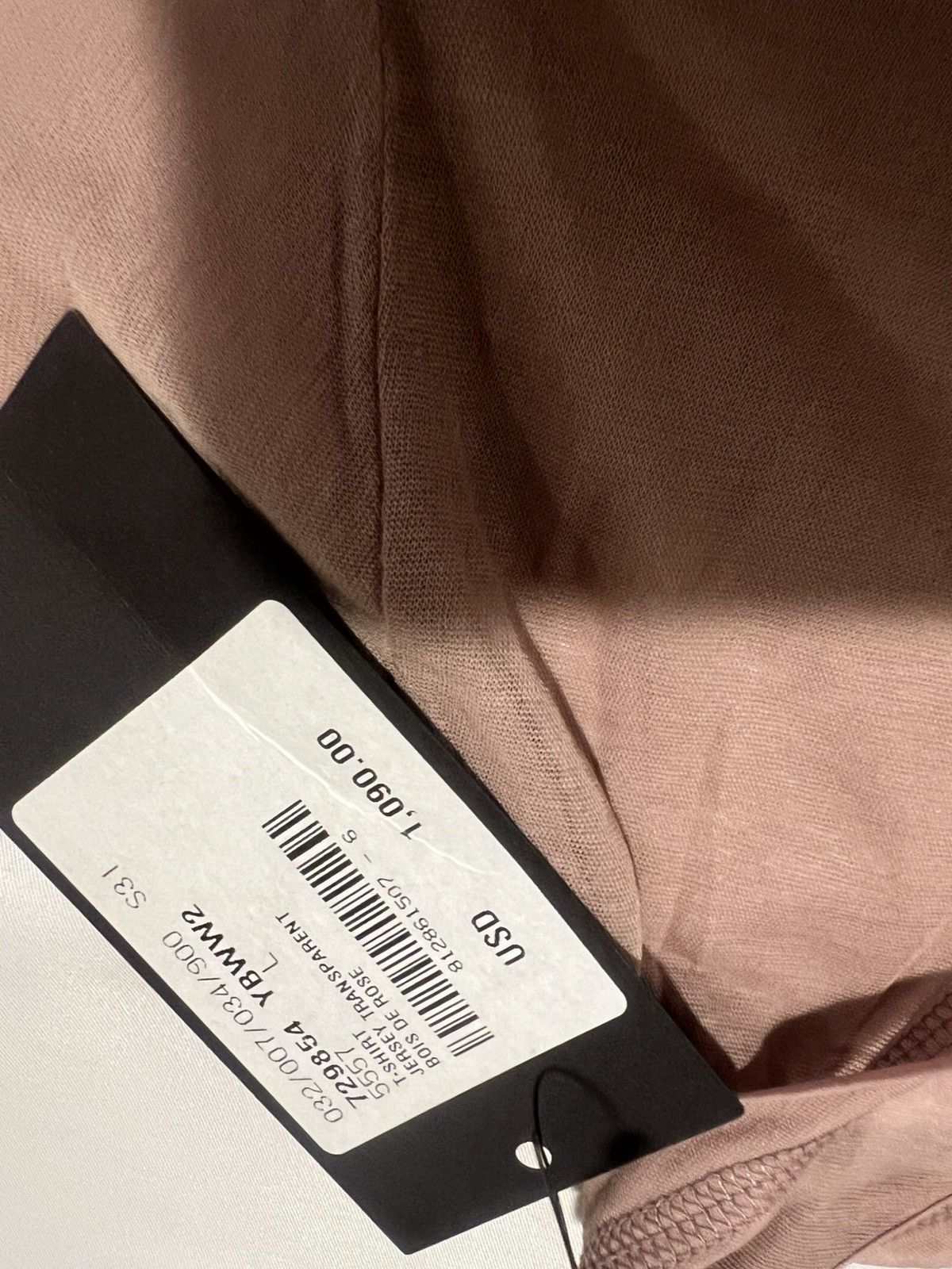 Saint Laurent Paris Saint Laurent men’s transparent t shirt . L $1090 Size US L / EU 52-54 / 3 - 13 Thumbnail