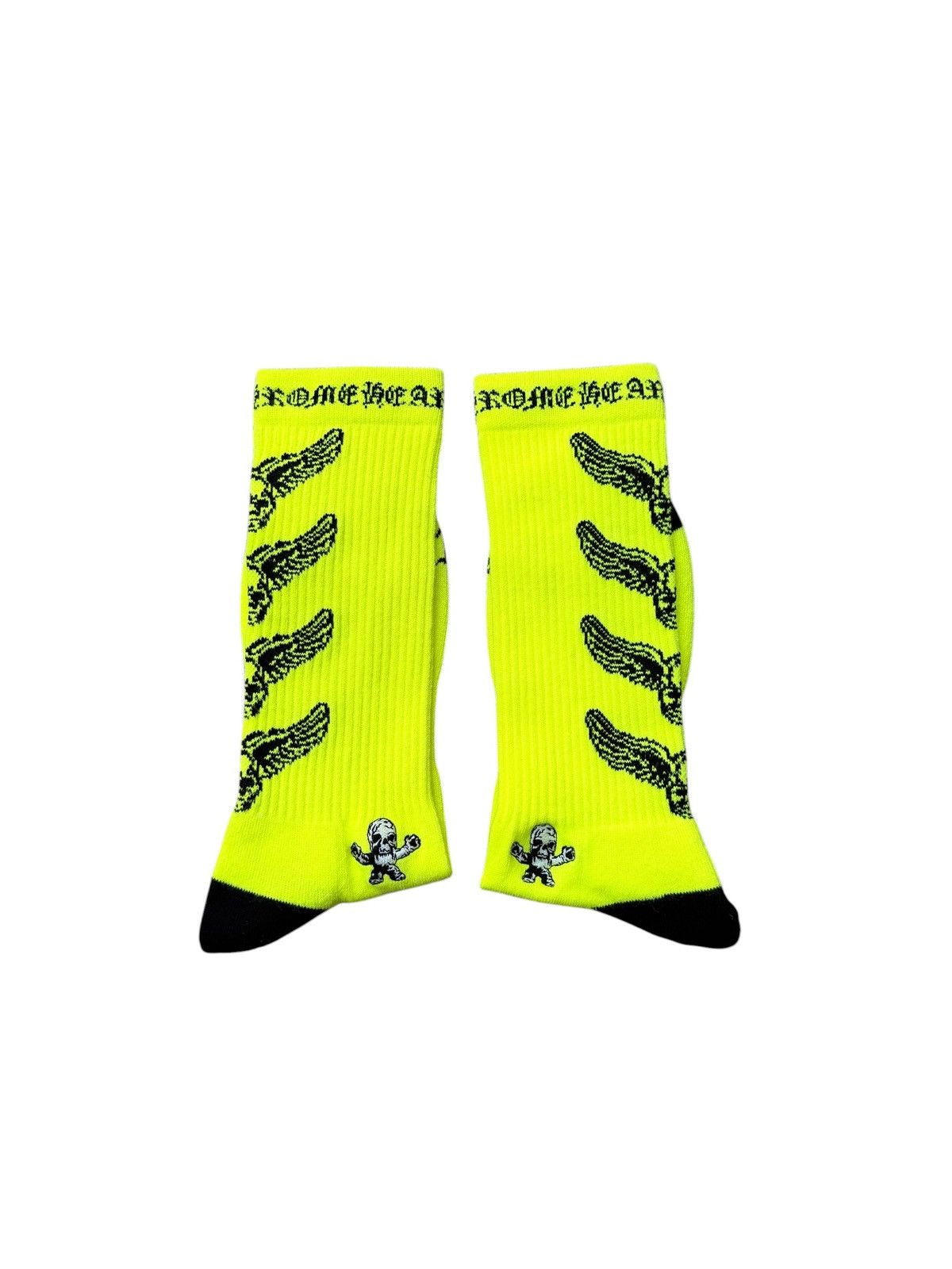 Chrome Hearts Chrome Heart Yellow Foti Sock Size ONE SIZE - 3 Thumbnail