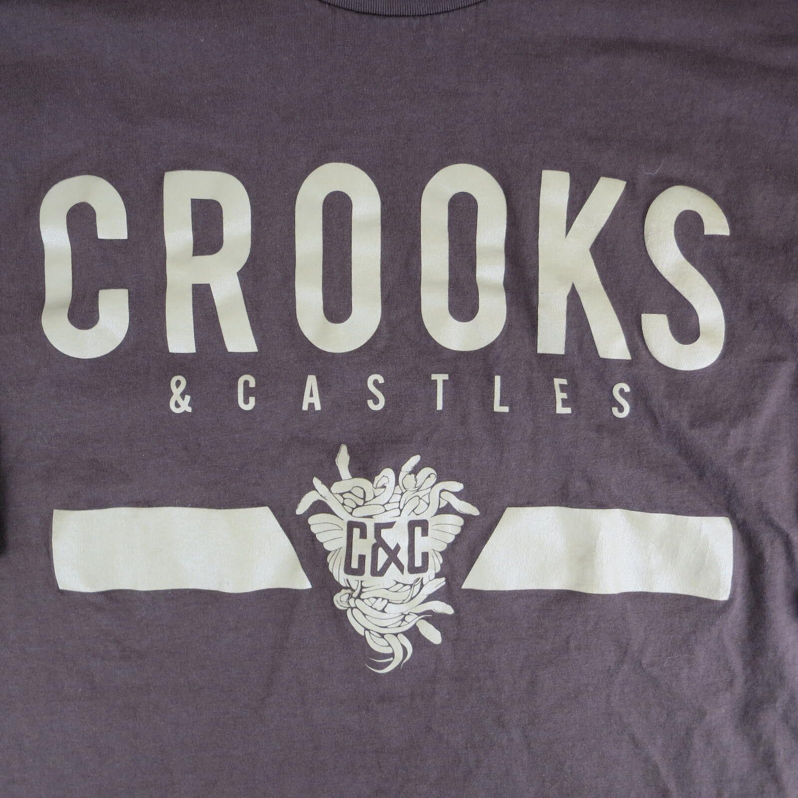 Crooks & Castles Crooks & Castles Brown Graphic T-Shirt Size US XL / EU 56 / 4 - 2 Thumbnail