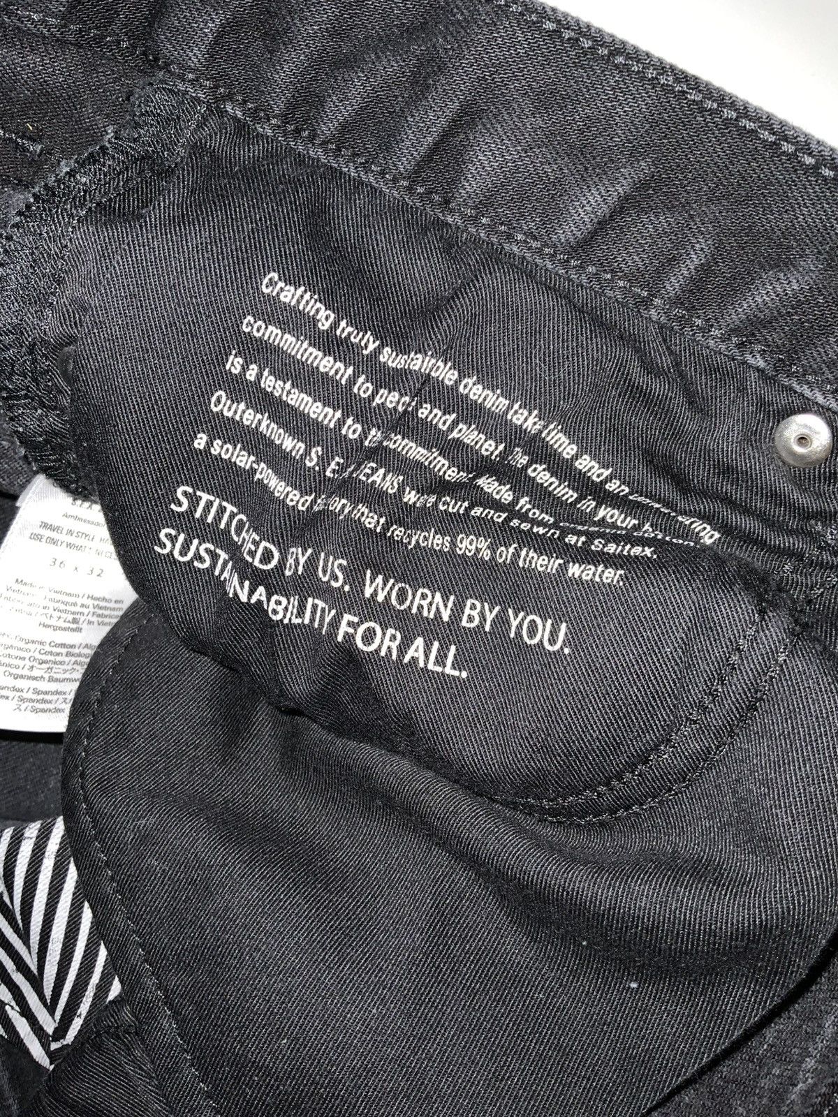 Outerknown Outerknown Ambassador Organic Cotton S.E.A Denim Jeans Size US 36 / EU 52 - 6 Thumbnail