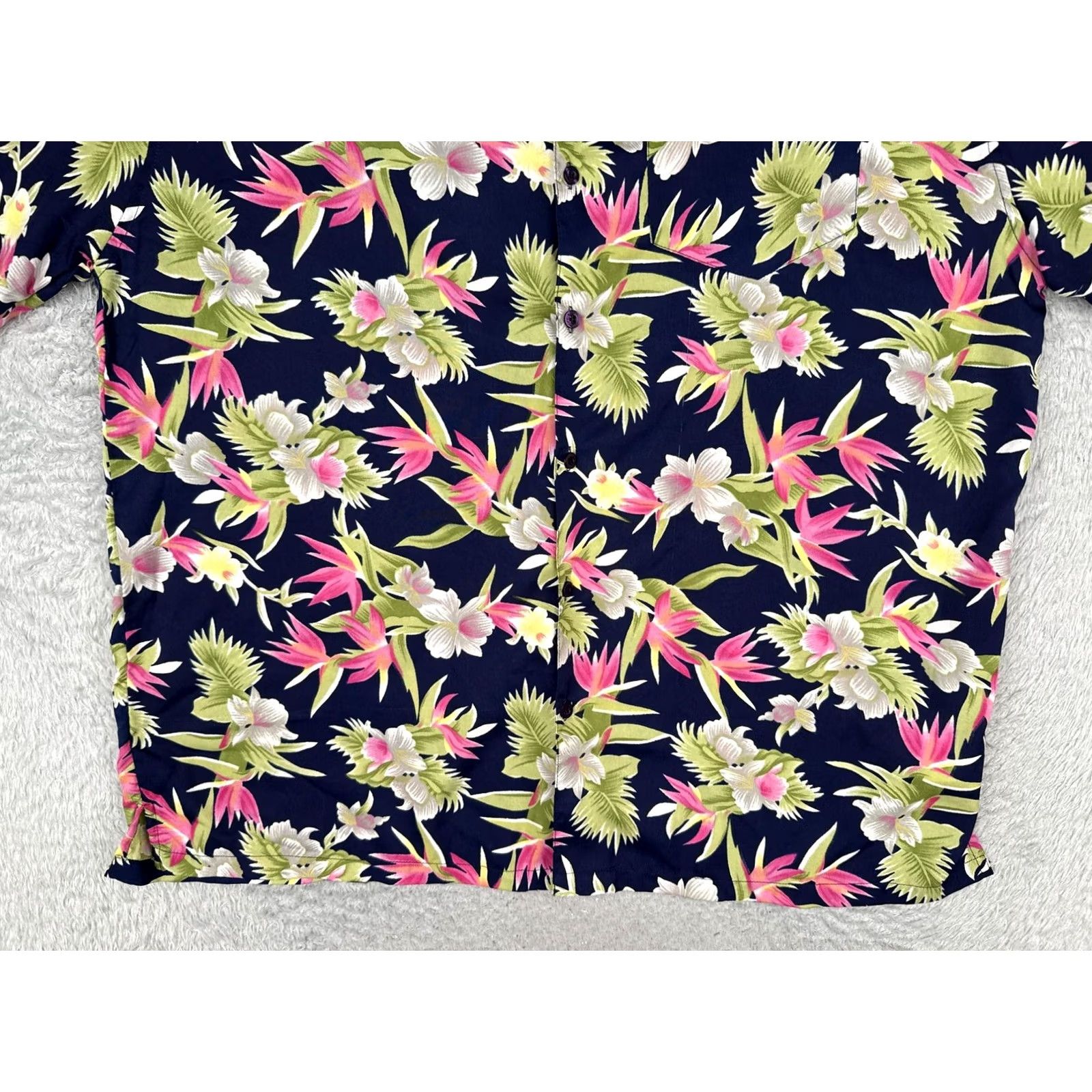 CO Pacific & Co Shirt Mens 2XL Multicolor Short Sleeve Hawaiian Floral Button Up Size US XXL / EU 58 / 5 - 5 Thumbnail