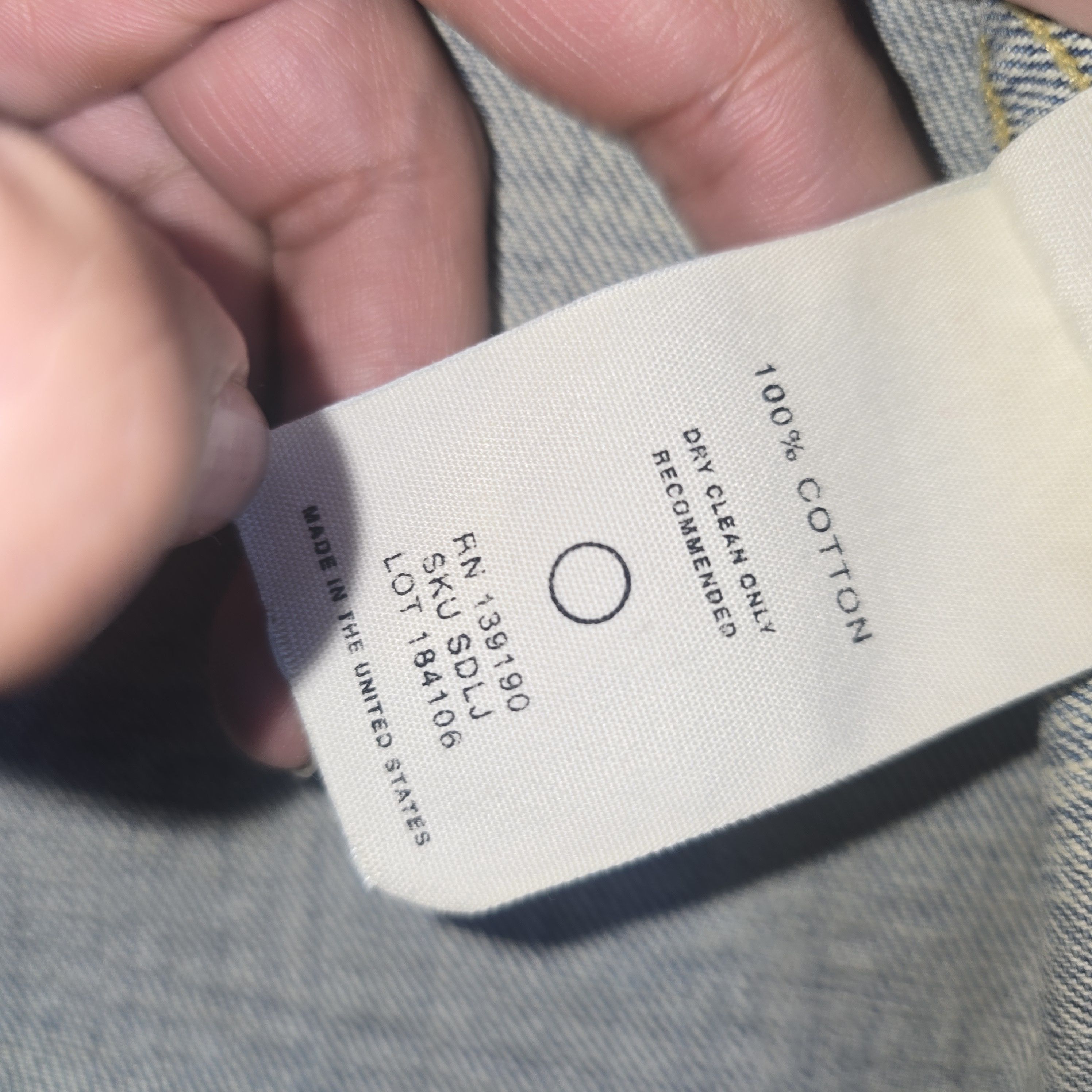 Fear of God Fear of god Corduroy Collar Denim Long Jacket size L rare Size US L / EU 52-54 / 3 - 6 Thumbnail
