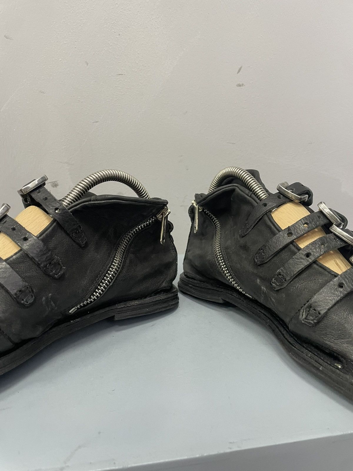 A.S.98 × Japanese Brand × Vintage AS98 Boots Y2K Vintage Archive Opium Goth Avantgarde Size US 7 / IT 37 - 6 Thumbnail
