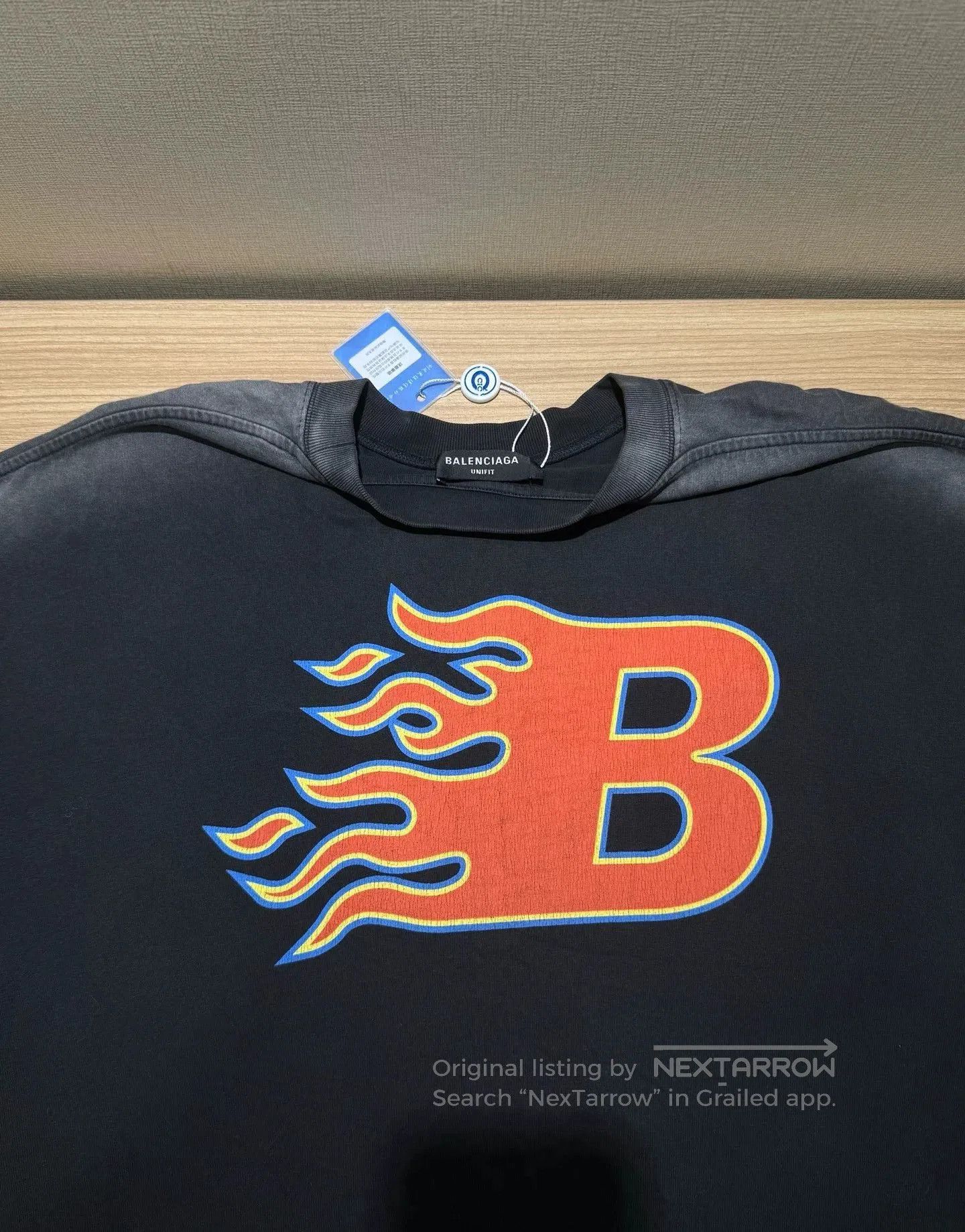 Balenciaga Balenciaga SS21 Flame Logo T. Size US S / EU 44-46 / 1 - 3 Thumbnail