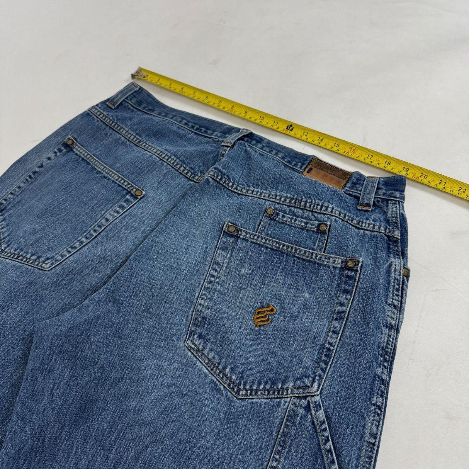 JNCO × Rocawear × Vintage Vintage y2k rocawear faded distressed baggy wide leg jeans Size US 38 / EU 54 - 5 Thumbnail