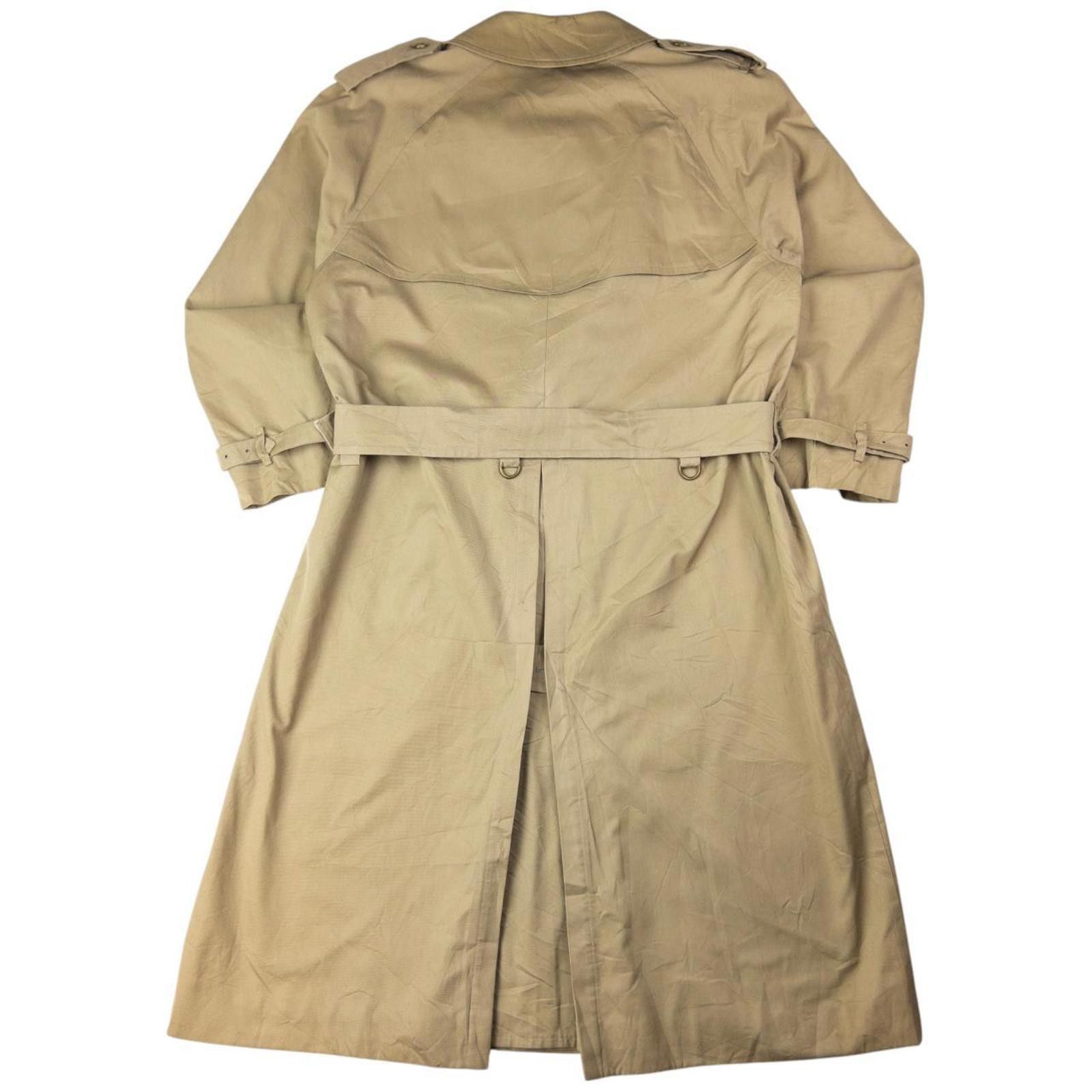 Burberry Vintage Burberry Nova Check Lined Belted Trench Coat Size XL Size US XL / EU 56 / 4 - 2 Thumbnail