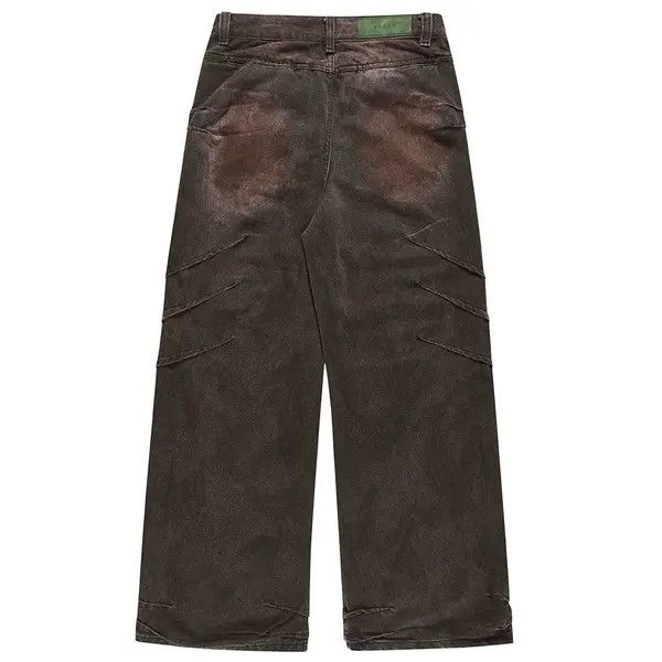 Japanese Brand Ishiyama x Aika Vtg Baggy Jeans Denim Loose Size US 27 - 2 Thumbnail