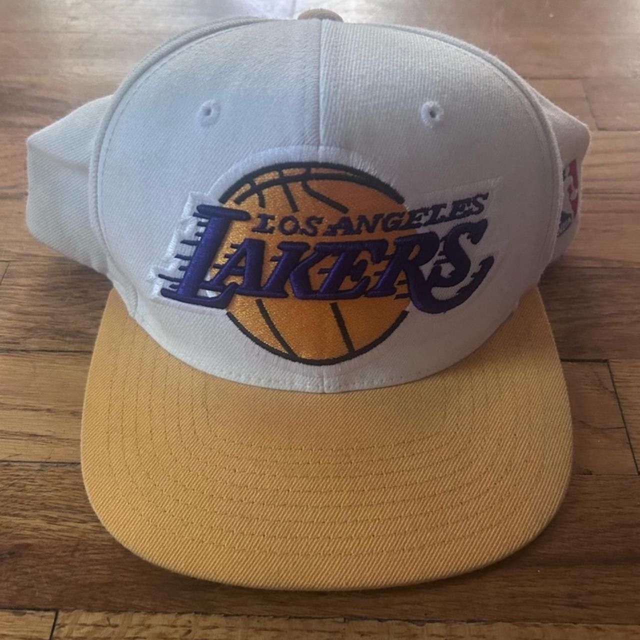 Mitchell & Ness Los Angeles Lakers Two-Tone Snapback Hat Size ONE SIZE - 1 Thumbnail