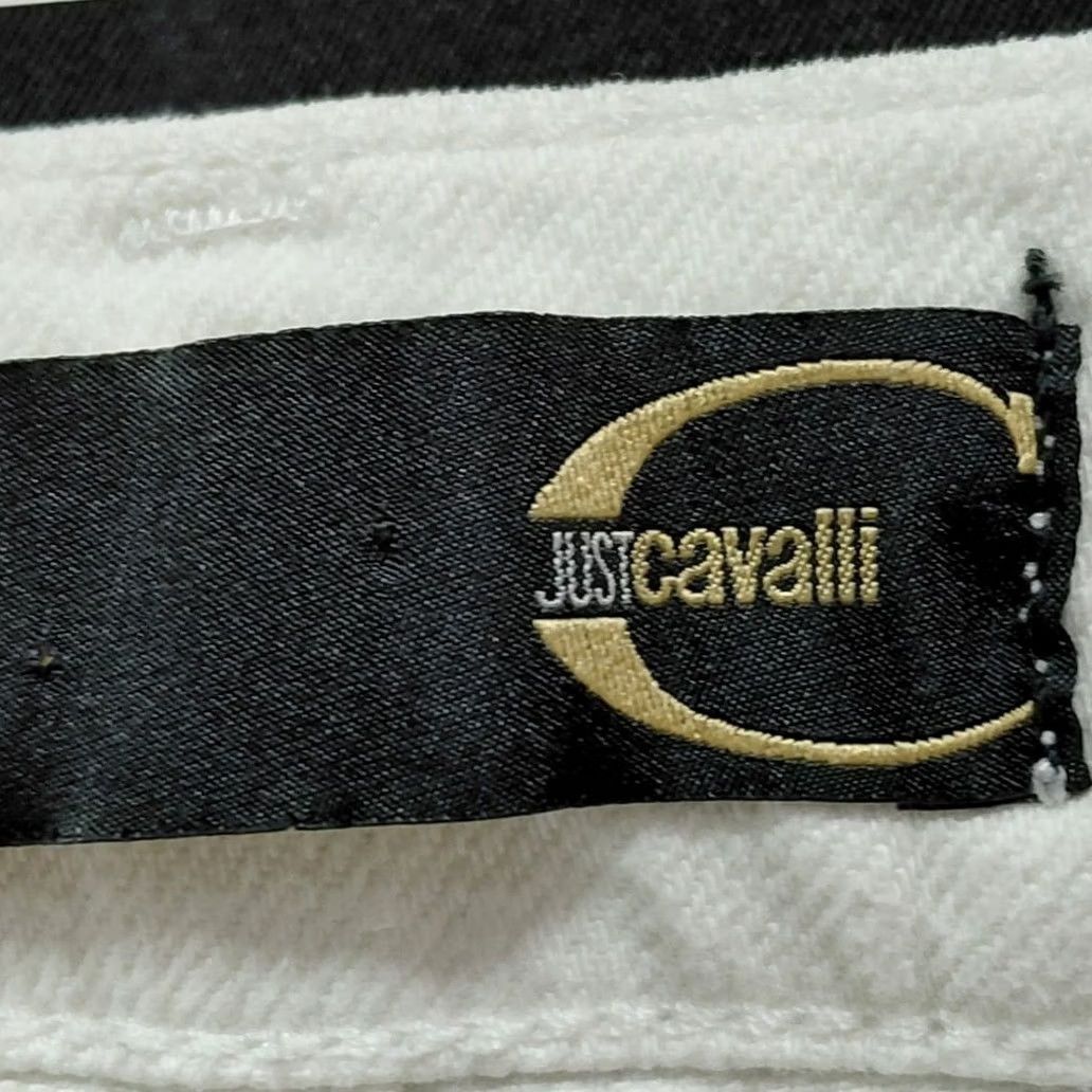 Just Cavalli Just Cavalli White Jeans Slim Women Size 27 Denim Cotton Solid Stretch Button Jeans Womens Size 27" / US 4 / IT 40 - 3 Thumbnail