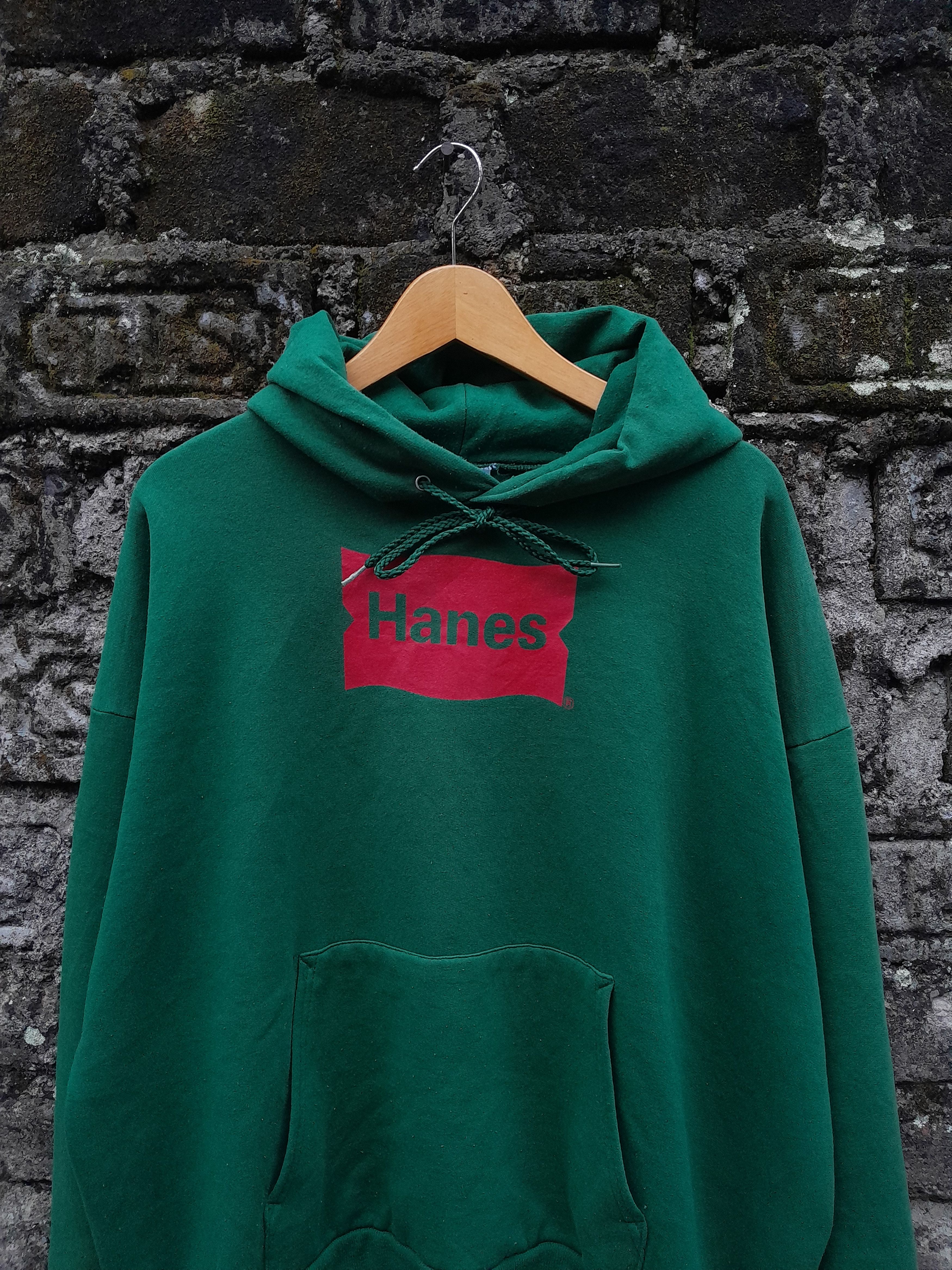 Rap Tees Vintage 90s Hanes Center Classic logo hoodie Size US XL / EU 56 / 4 - 2 Thumbnail