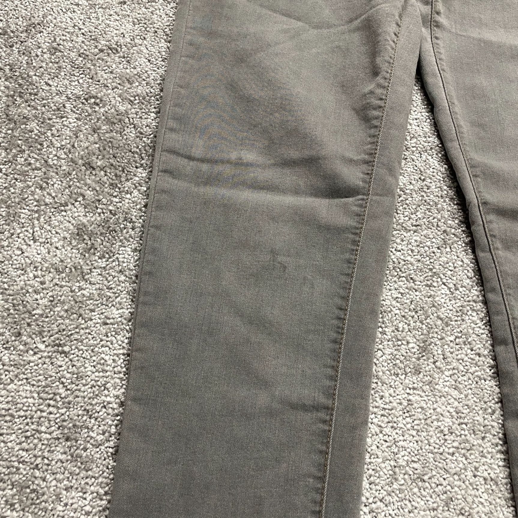 Vintage April Girl Jeans Skinny Denim Gray 7 Juniors Slim Mid Rise 30x29 Women Size 28" / US 6 / IT 42 - 7 Thumbnail