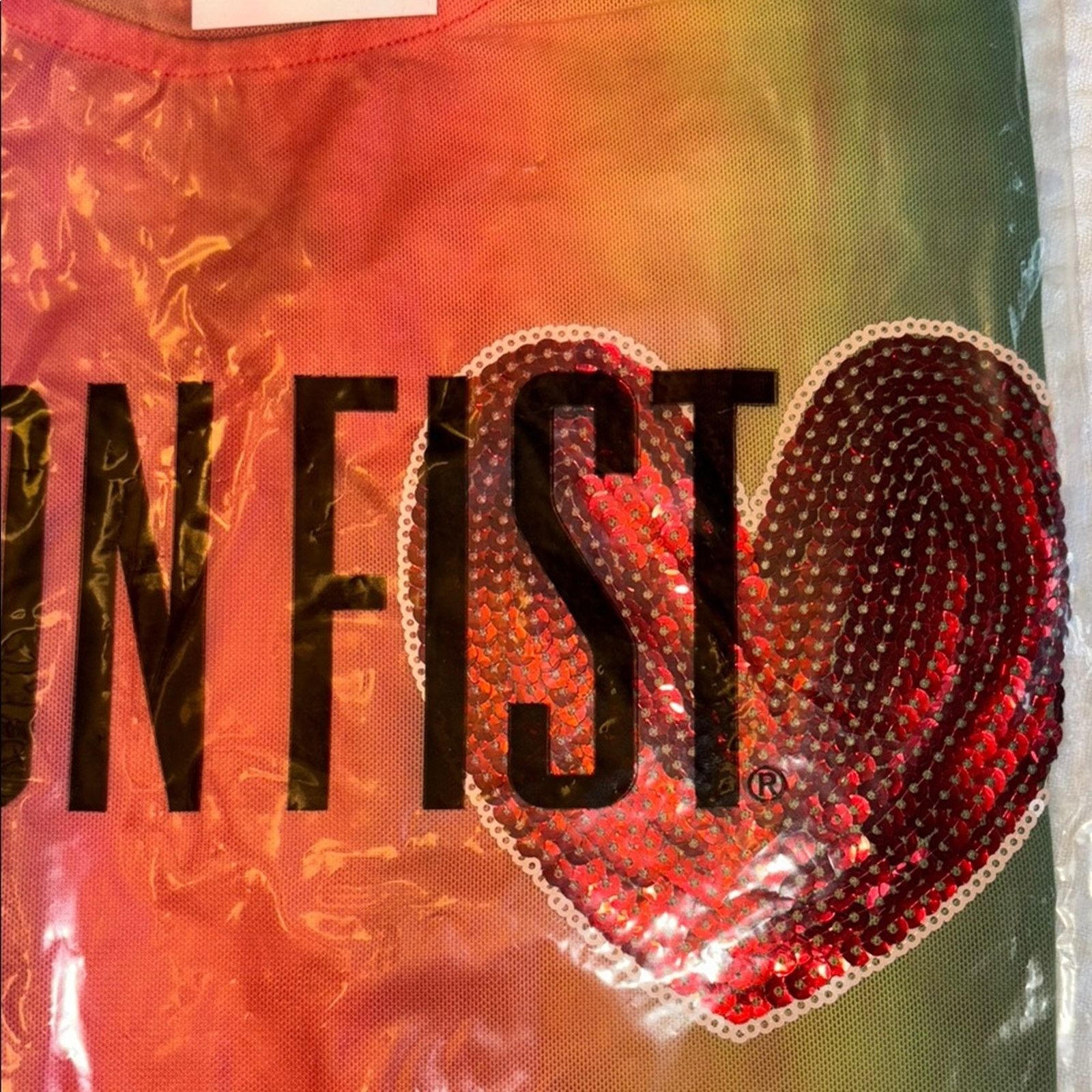 Iron Fist Iron Fist Somewhere Rainbow Sheer Mesh Mini Dress Sequin 2XL Size XXL / US 16-18 / IT 52-54 - 12 Thumbnail
