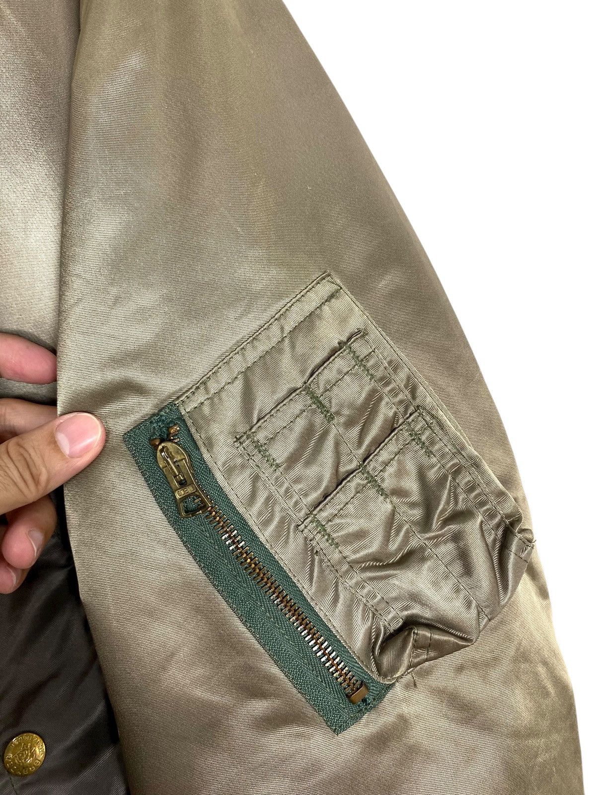 Vintage Vintage Branded Garments MA-1 Reversible Bomber Jacket Usa Size US L / EU 52-54 / 3 - 6 Thumbnail