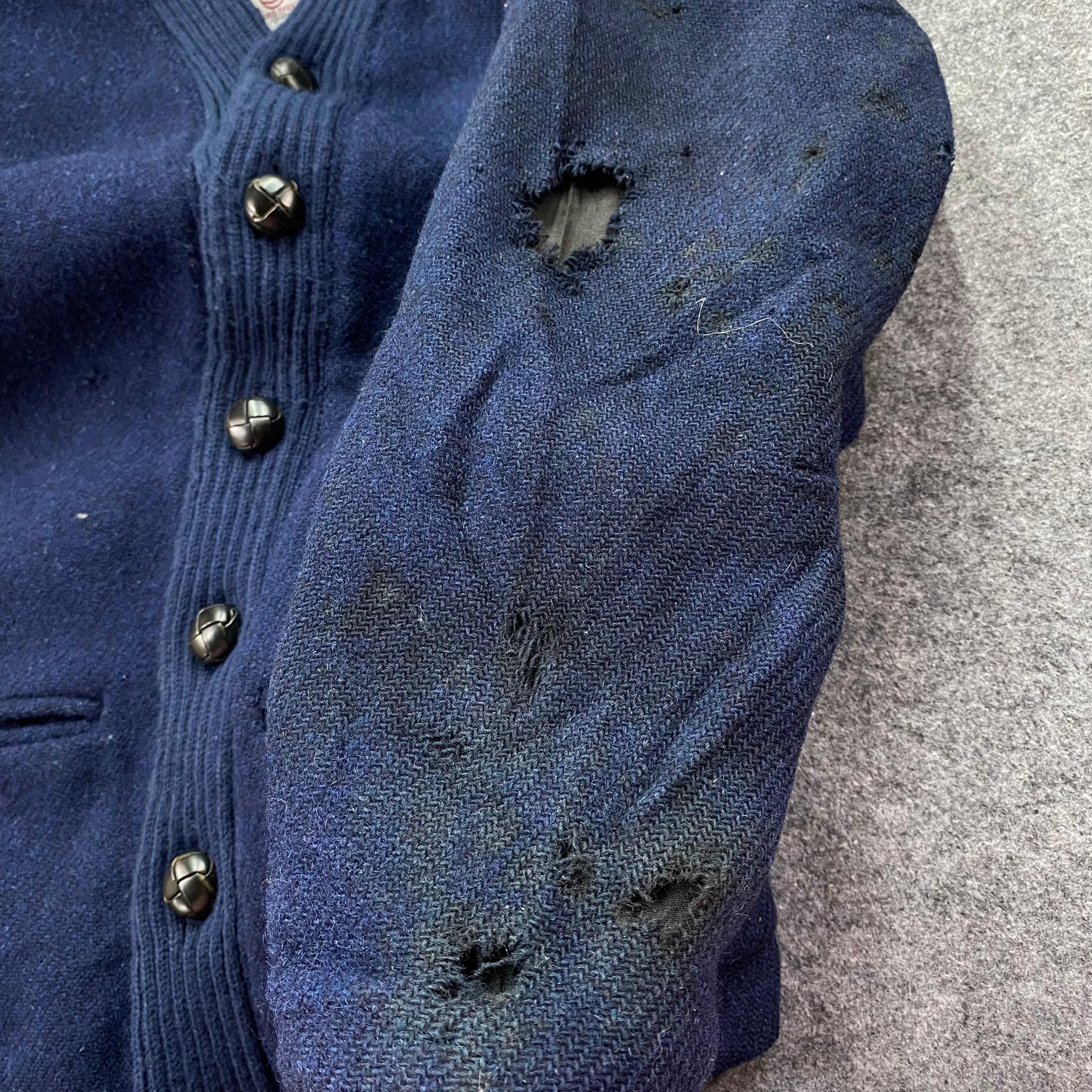Harris Tweed Vintage Harris Tweed Raw Tex Of England Cardigan Size US M / EU 48-50 / 2 - 8 Thumbnail