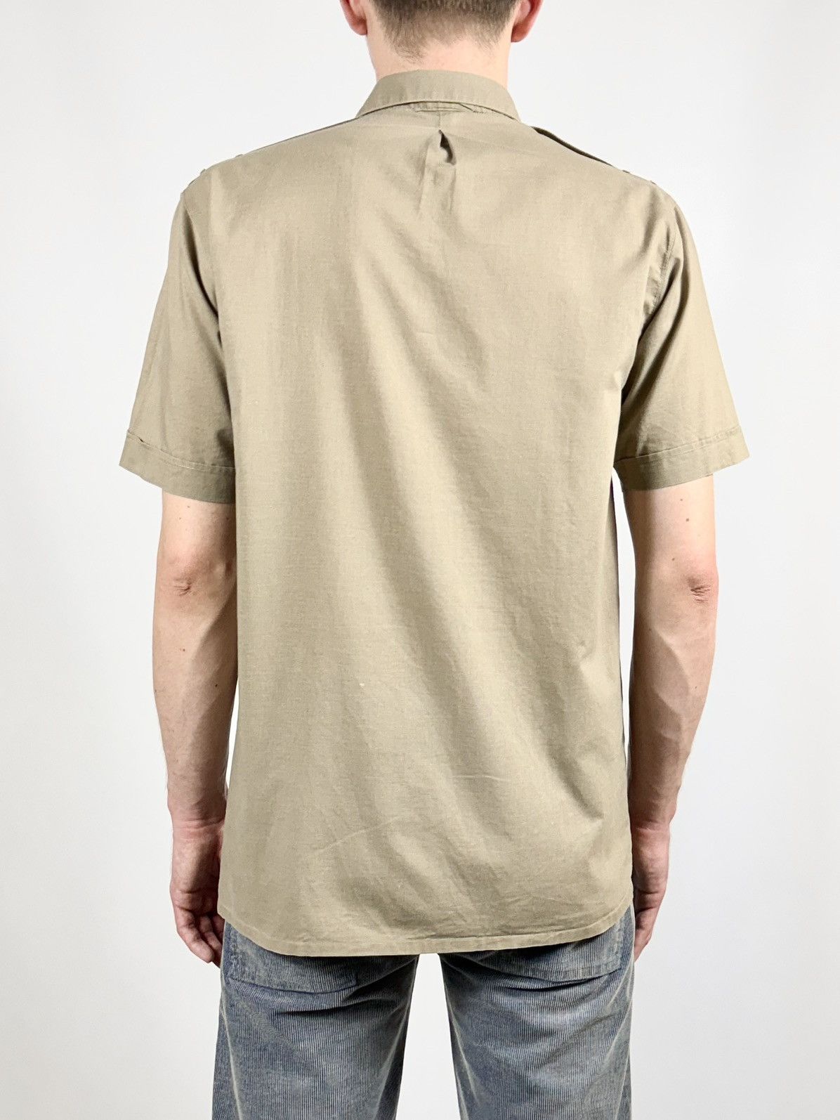 Christian Dior Monsieur Christian Dior Safari Military Short Sleeve Shirt Size US M / EU 48-50 / 2 - 6 Thumbnail
