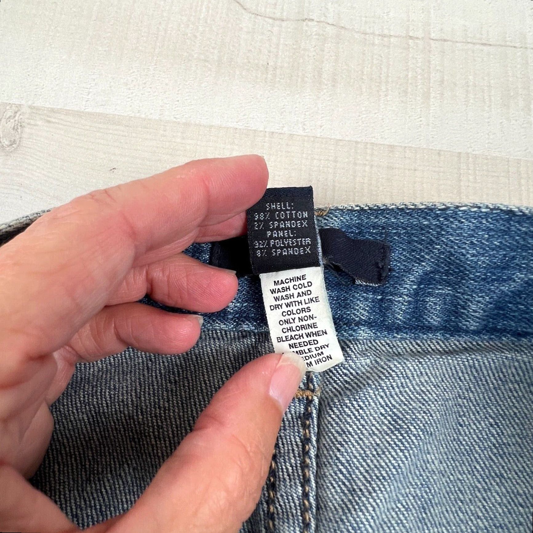 Gap Gap Womens Maternity Small Medium Wash Bootcut Jeans Blue Stretch Size 28" / US 6 / IT 42 - 4 Thumbnail