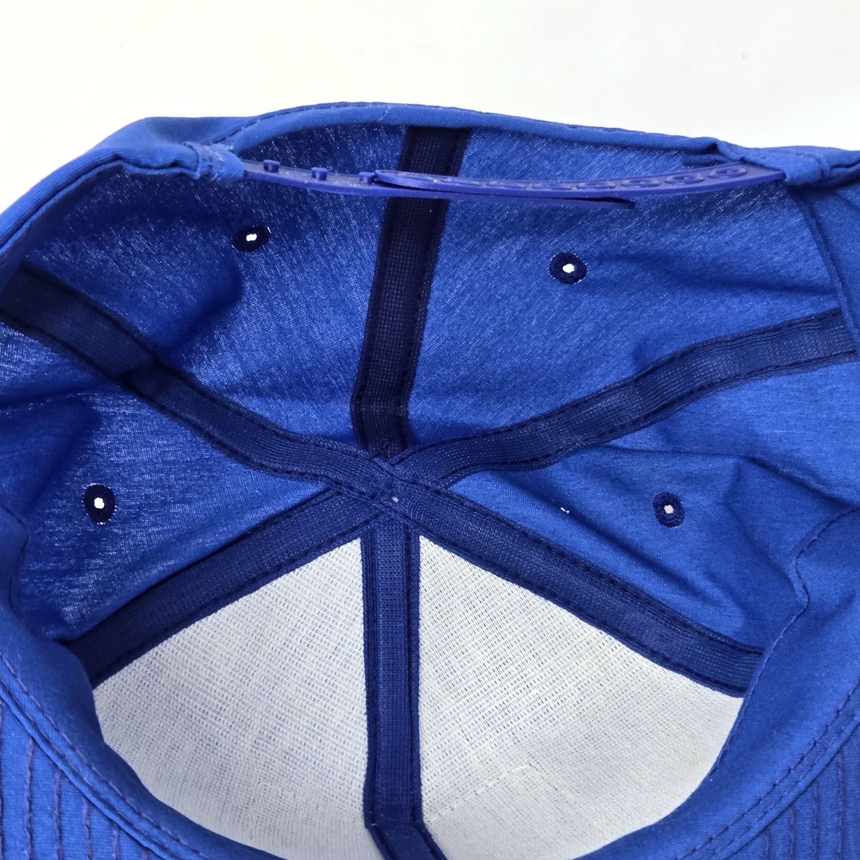 Vintage VINTAGE Atlanta Dairy Cooperative Trucker Hat K-Products Made in USA Big Patch Blue Cotton Adjustable 1990s Cap Mens Size ONE SIZE - 7 Thumbnail