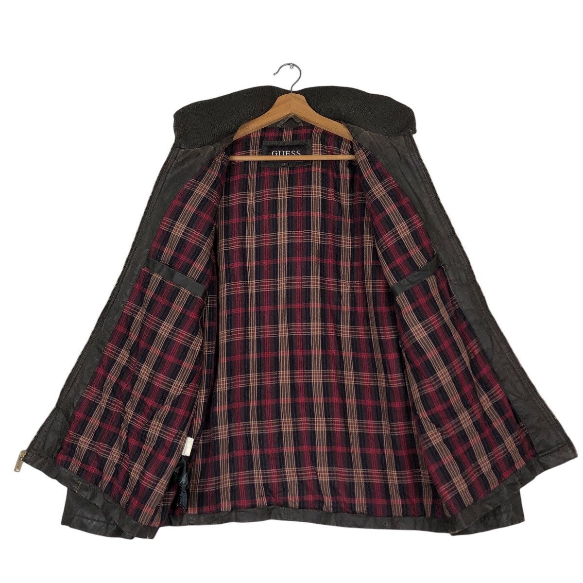 Japanese Brand 🔥Vintage Chore Jacket Guess Blanket Lining Tartan Design Size US L / EU 52-54 / 3 - 14 Thumbnail