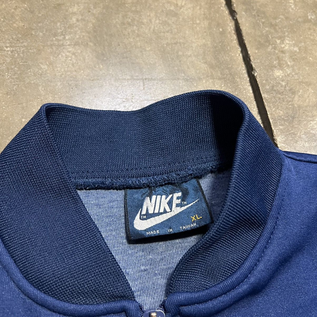 Nike Vintage 80s Nike Track Jacket Warm Up Full Zip Retro Ringer Size US XL / EU 56 / 4 - 9 Thumbnail