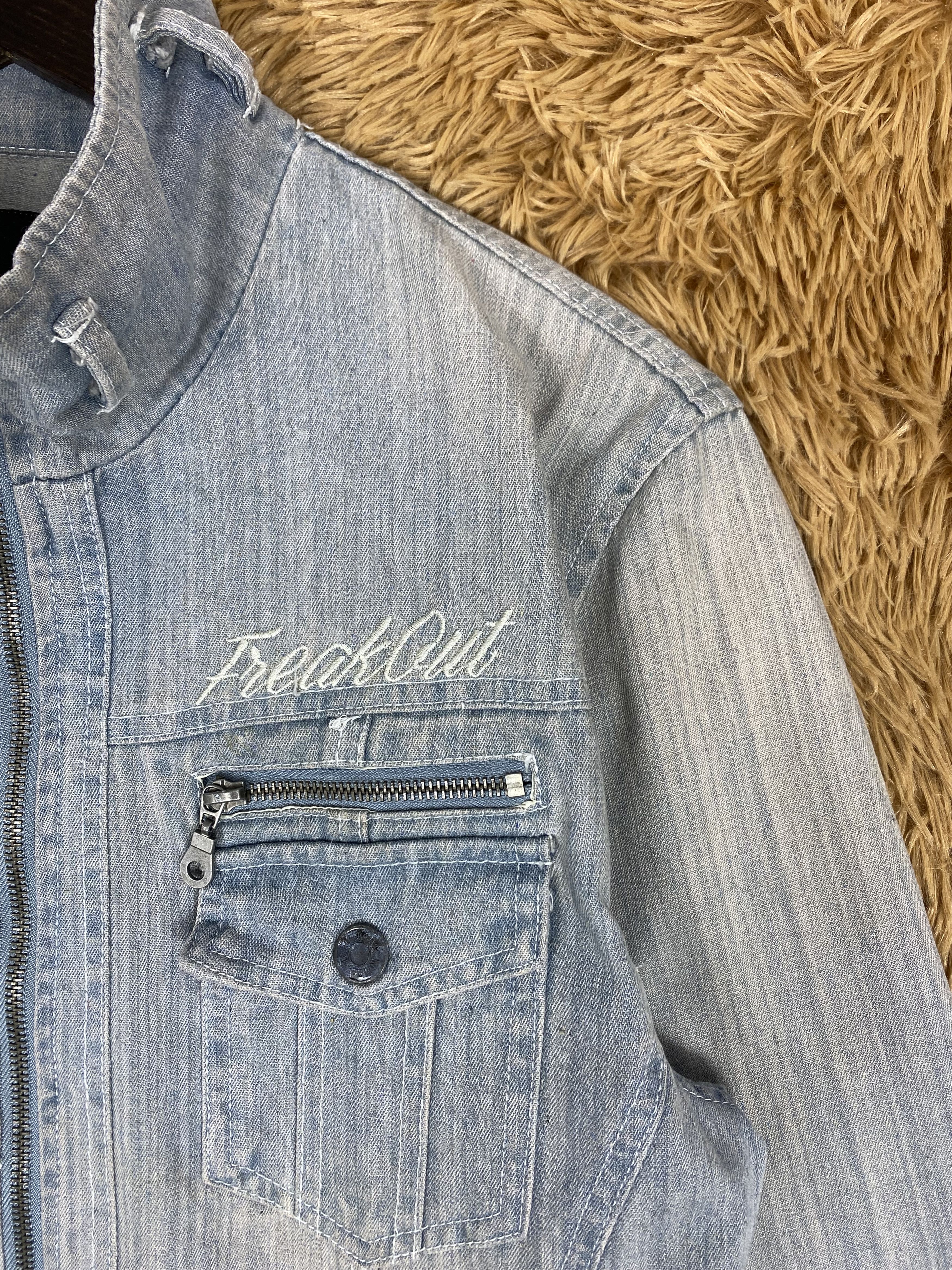 In The Attic Vintage In The Attic Faded Denim Jacket PJ2523 Size US L / EU 52-54 / 3 - 4 Thumbnail
