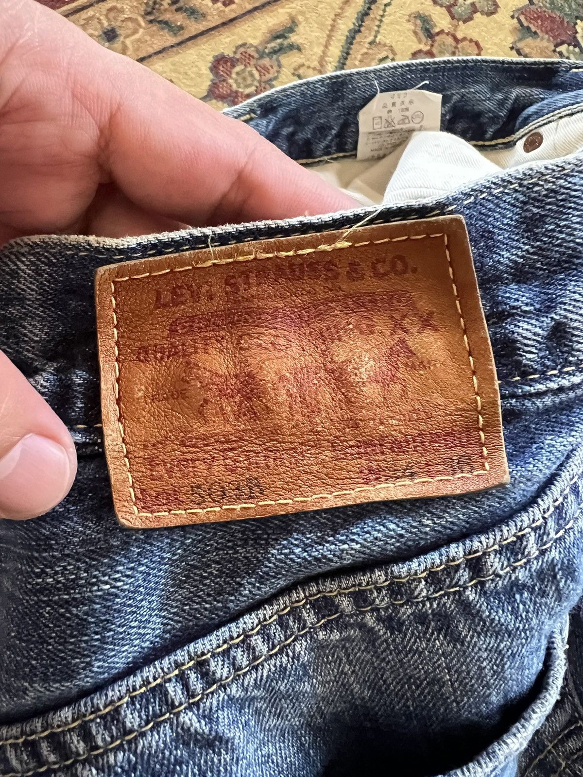 Levi's × Levi's Vintage Clothing VINTAGE LEVIS 503B BIG E SELVEDGE DISTRESSED JEANS Size US 32 / EU 48 - 21 Thumbnail