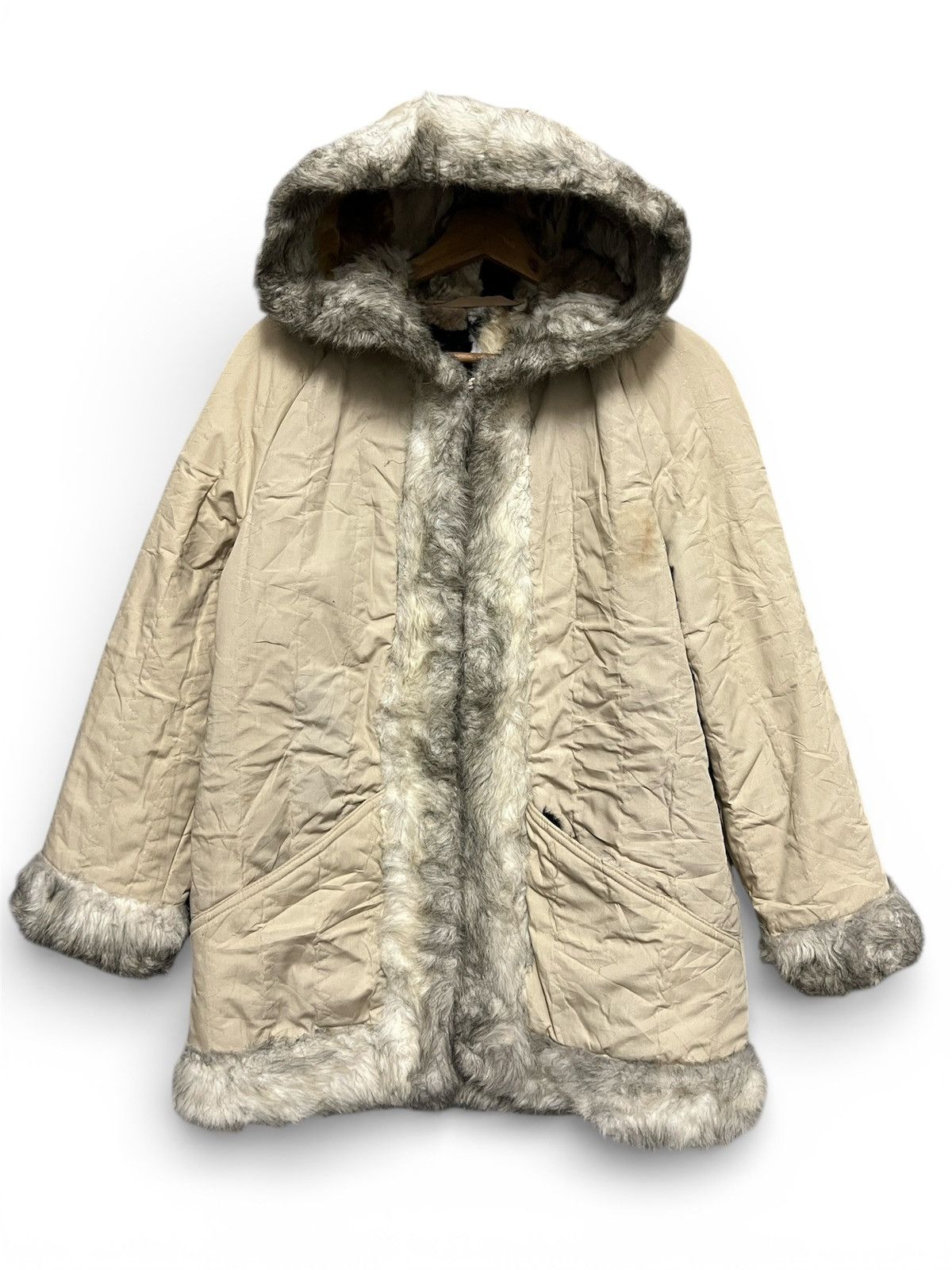 Vintage Vintage Style Fur-Lined Winter Jacket Size US L / EU 52-54 / 3 - 1 Thumbnail