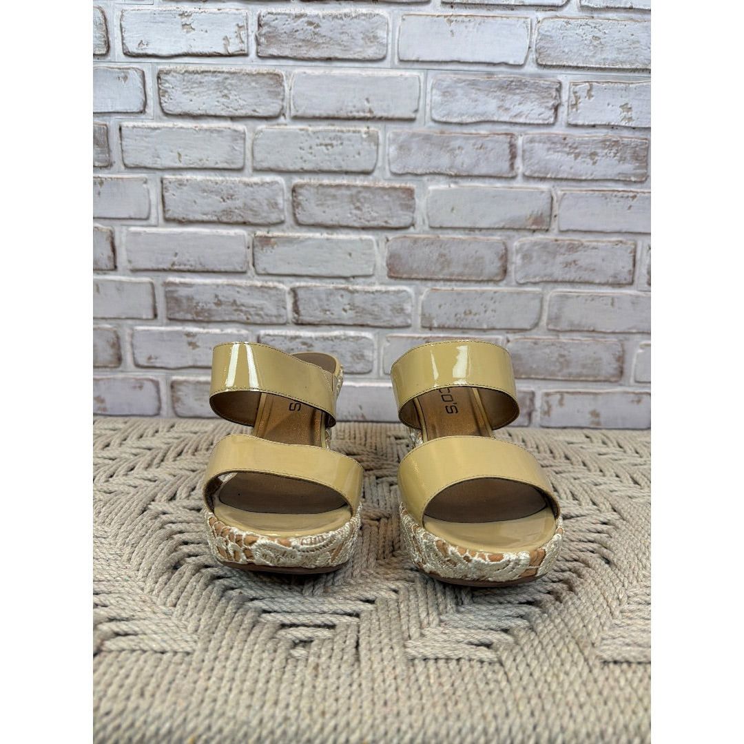 Chicos Chicos Wedges, Beige, 8, Used - Excellent Size US 8 / IT 38 - 2 Thumbnail