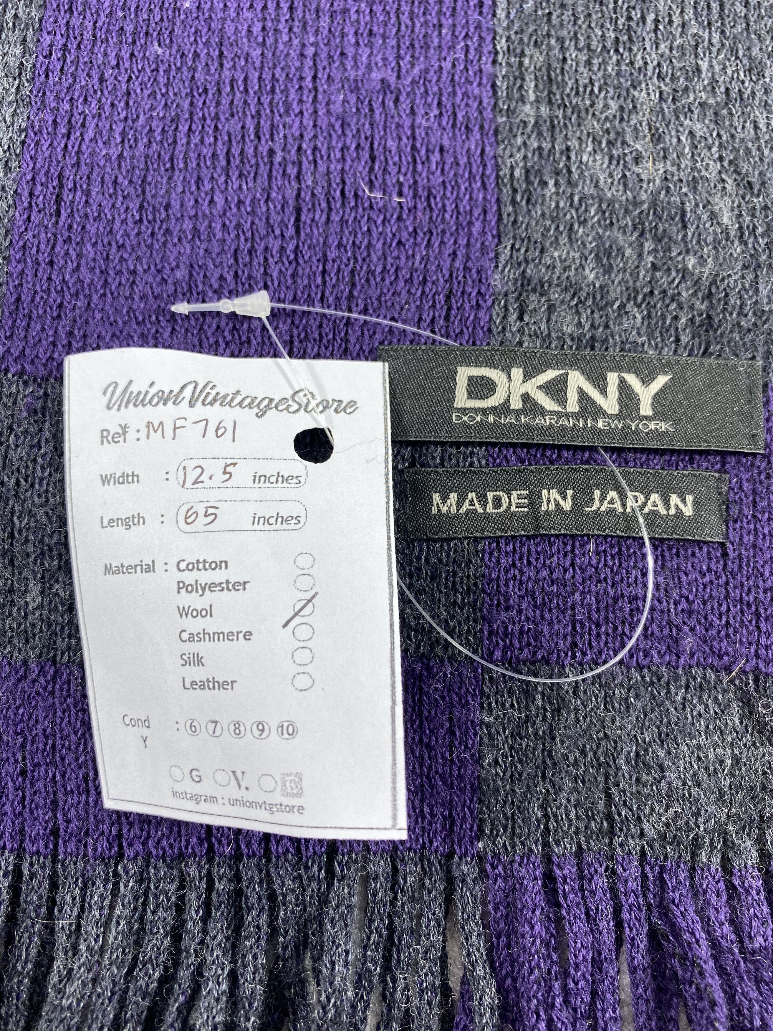 DKNY Vintage DKNY Scarf/Muffler/Neckwear MF761 Size ONE SIZE - 4 Thumbnail