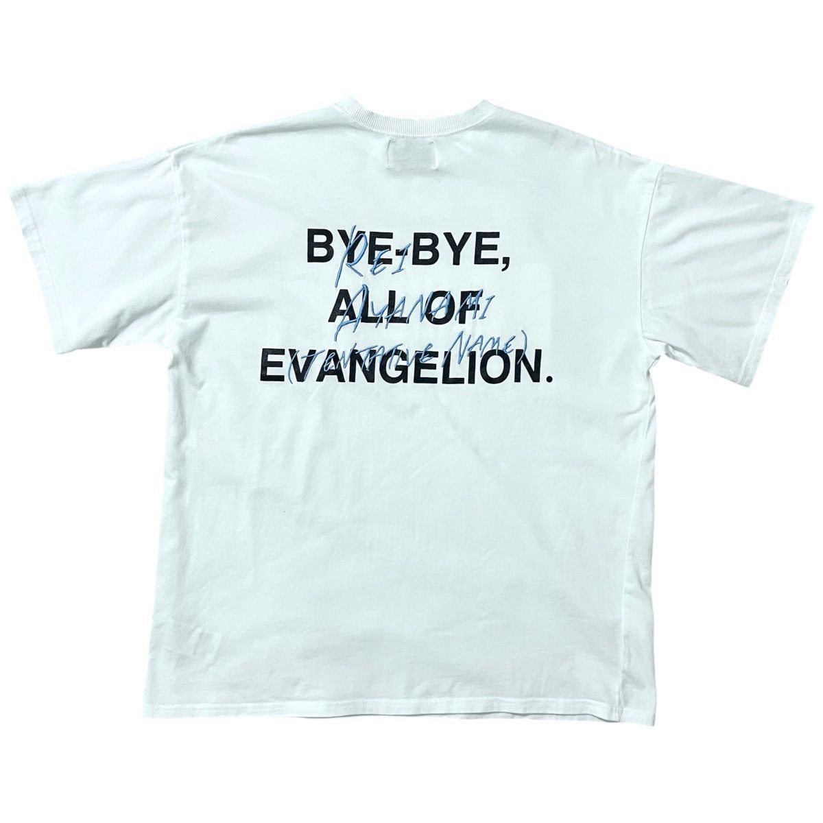Anime × Cartoon Network × Vintage Vintage Evangelion-Rei Ayanami x Jouetie T Shirt Size US L / EU 52-54 / 3 - 4 Thumbnail