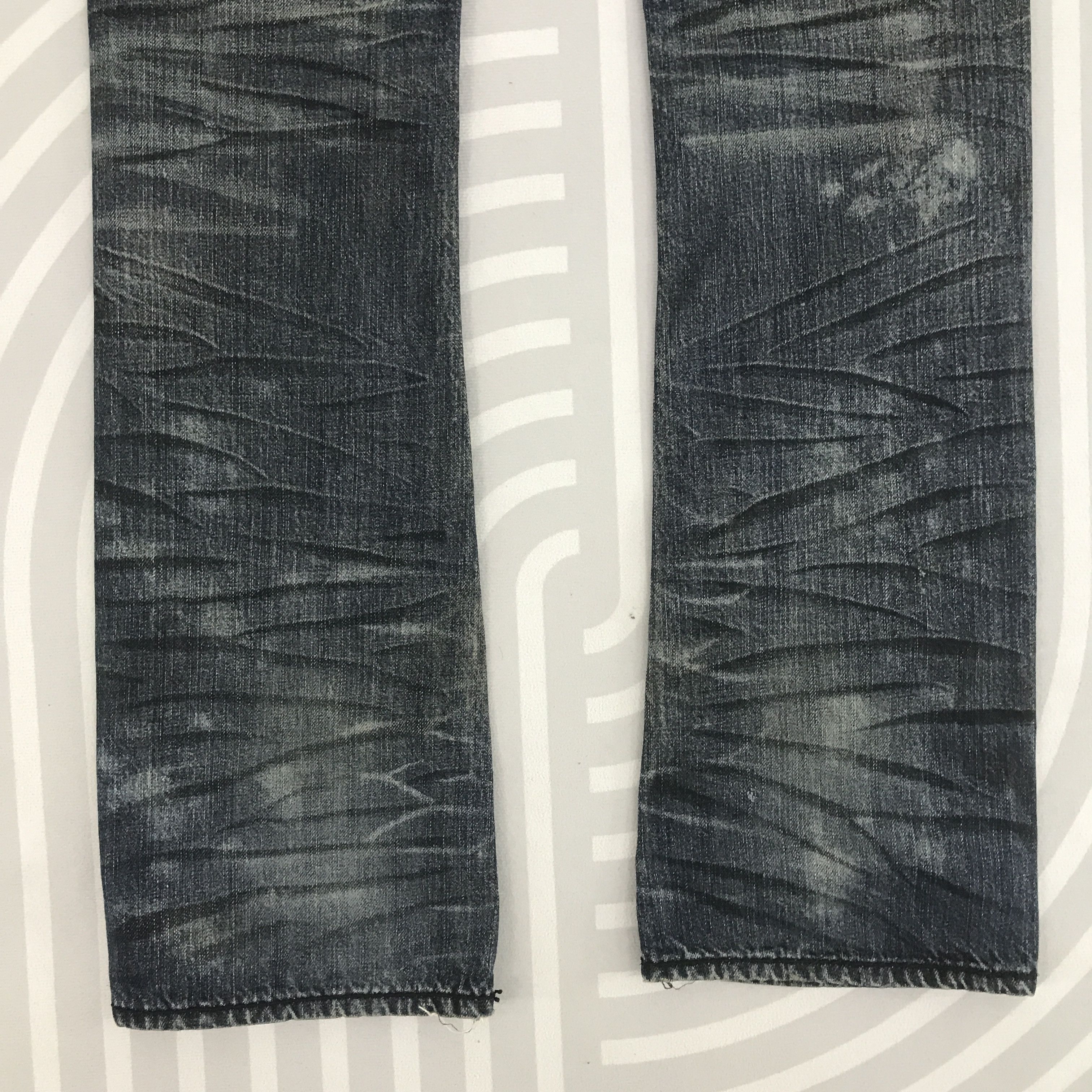 Japanese Brand × Vintage Flare Japanese brand Style Distressed Bootcut Denim pants Size US 30 / EU 46 - 6 Thumbnail