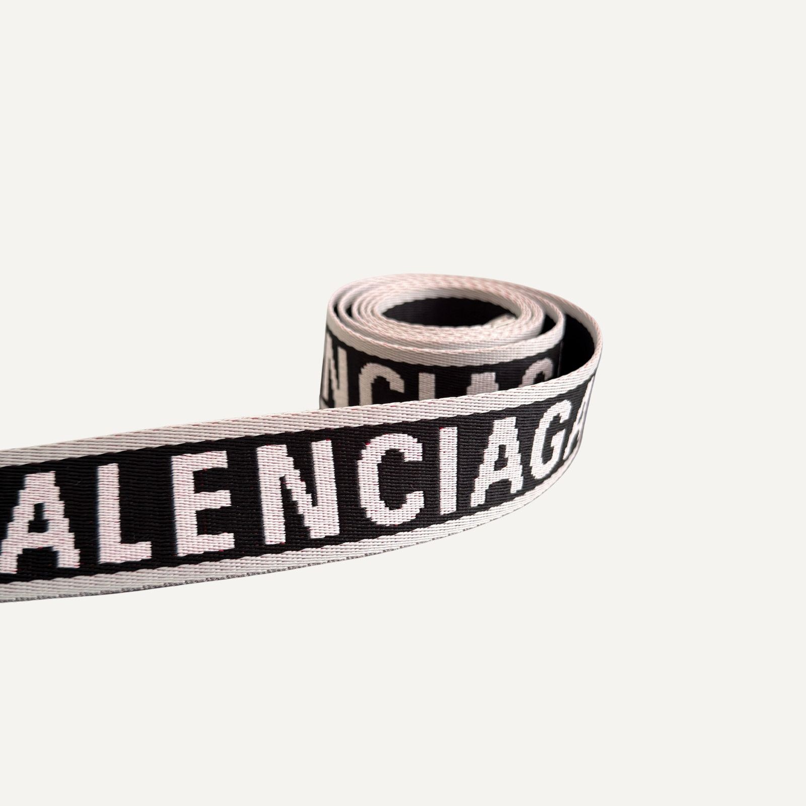 Balenciaga Balenciaga D Ring AOP Jacquard Belt Silver HW Italy Size ONE SIZE - 4 Thumbnail
