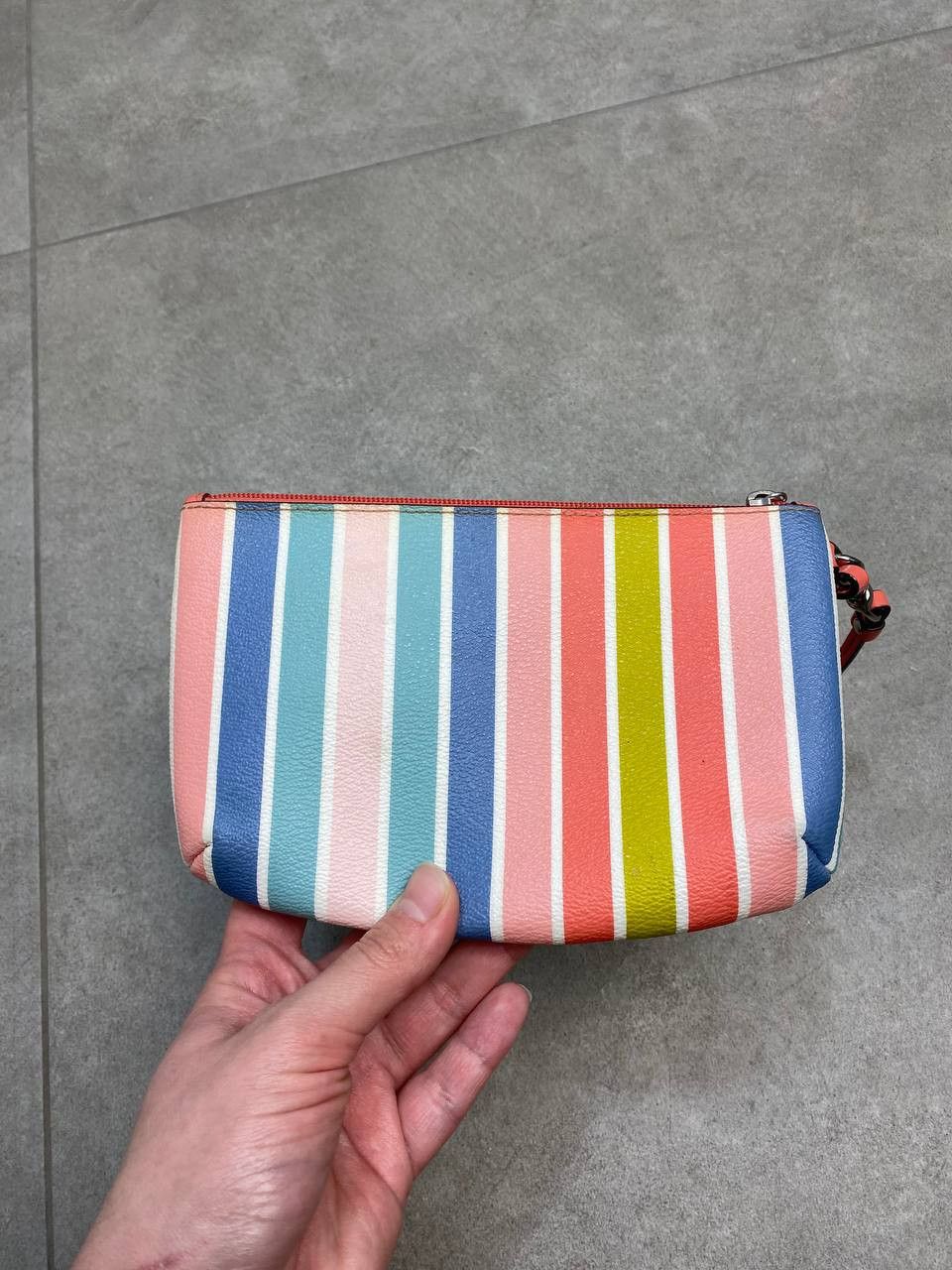 Coach Coach F51319 Peyton Multistripe Wristlet Clutch Bag Size ONE SIZE - 6 Thumbnail